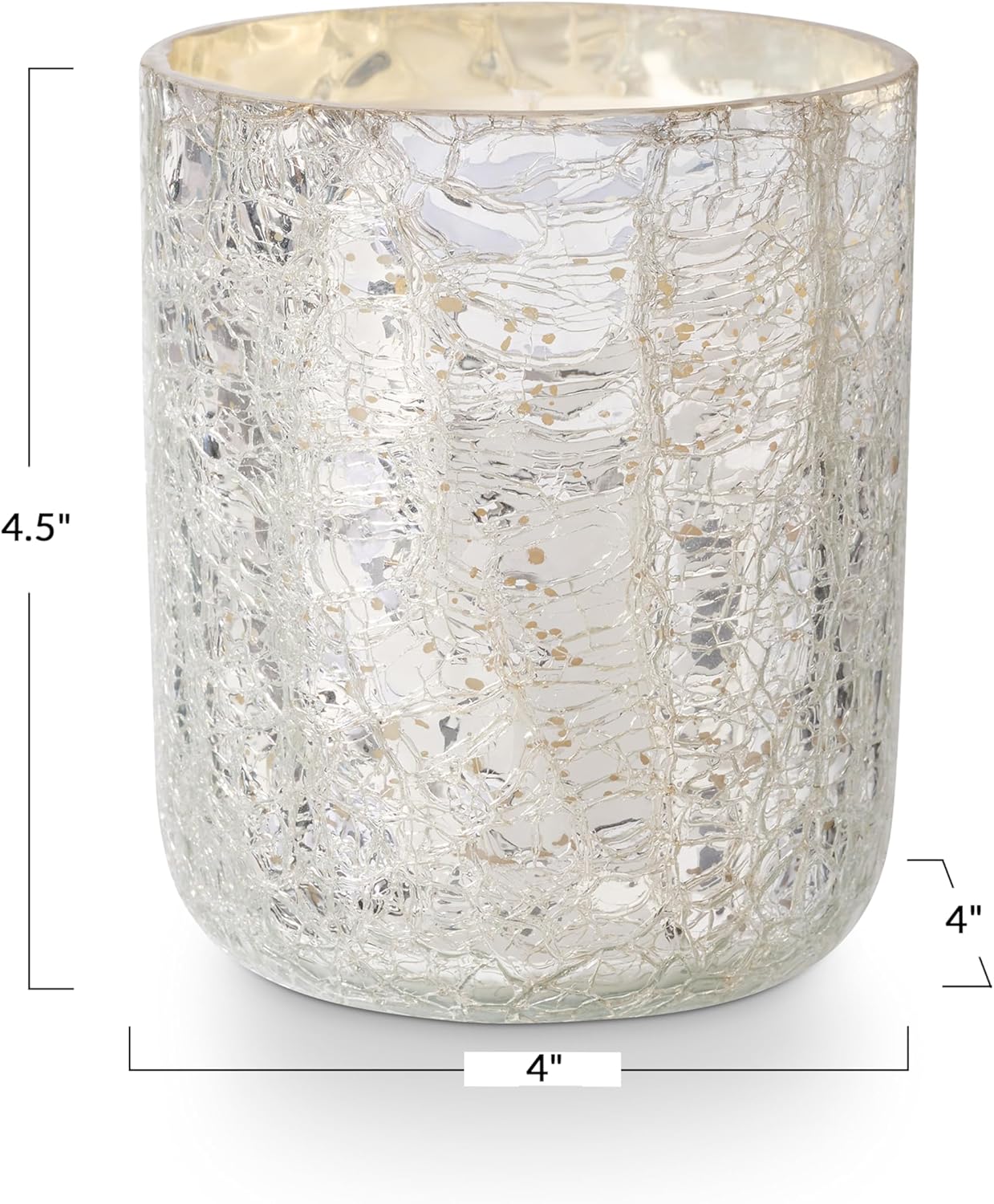 ILLUME Small Boxed Crackle Glass Candle, North Sky