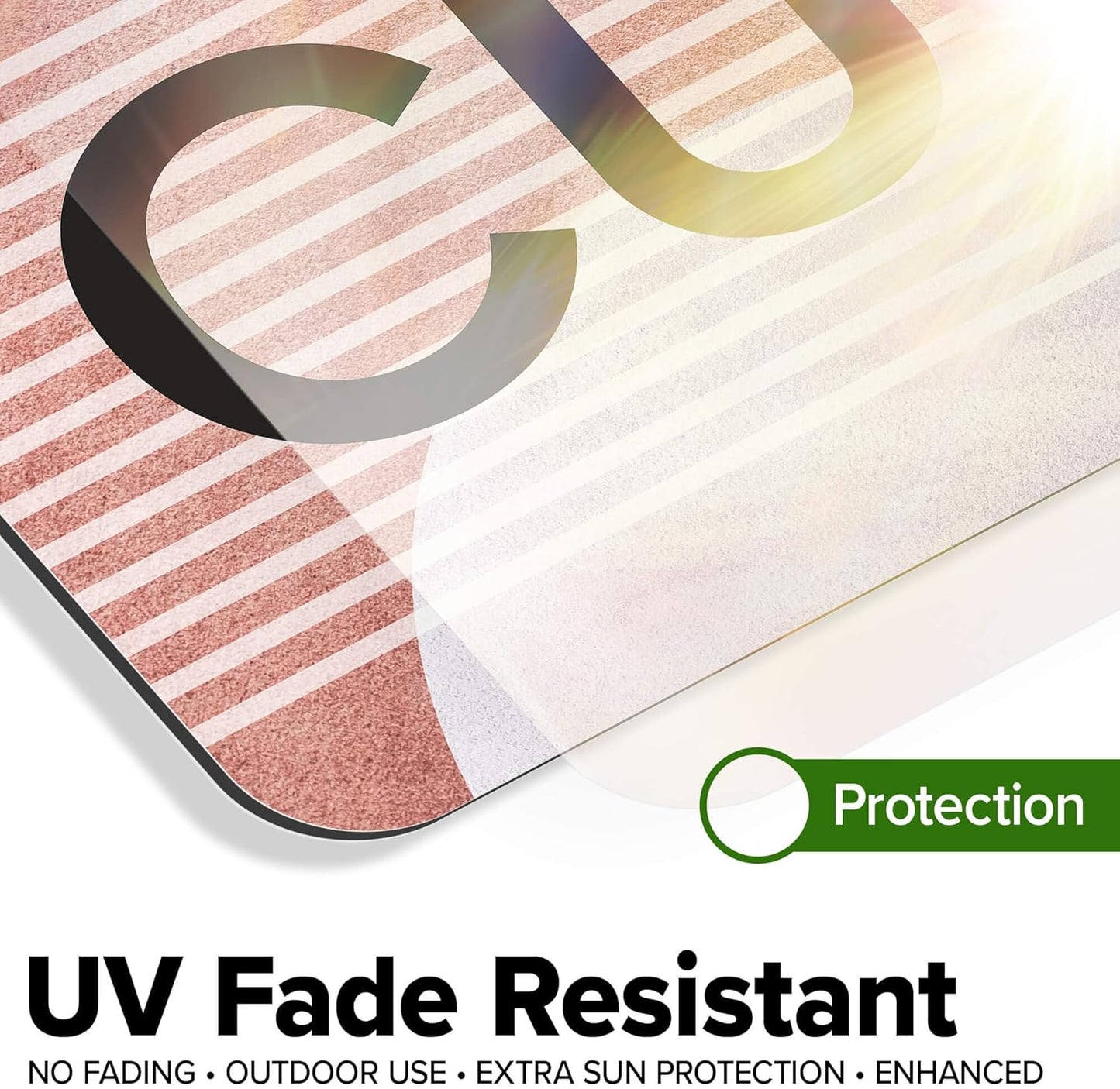 Custom Sign, Custom Street Sign, 11 Font Colors, 13 Font Styles, 4 Hole Options, 22 Sizes, 8x32 Inches, Rust Free DiBound, Fade Resistant, Made in USA by My Sign Center (Mid-Century Modern 1)