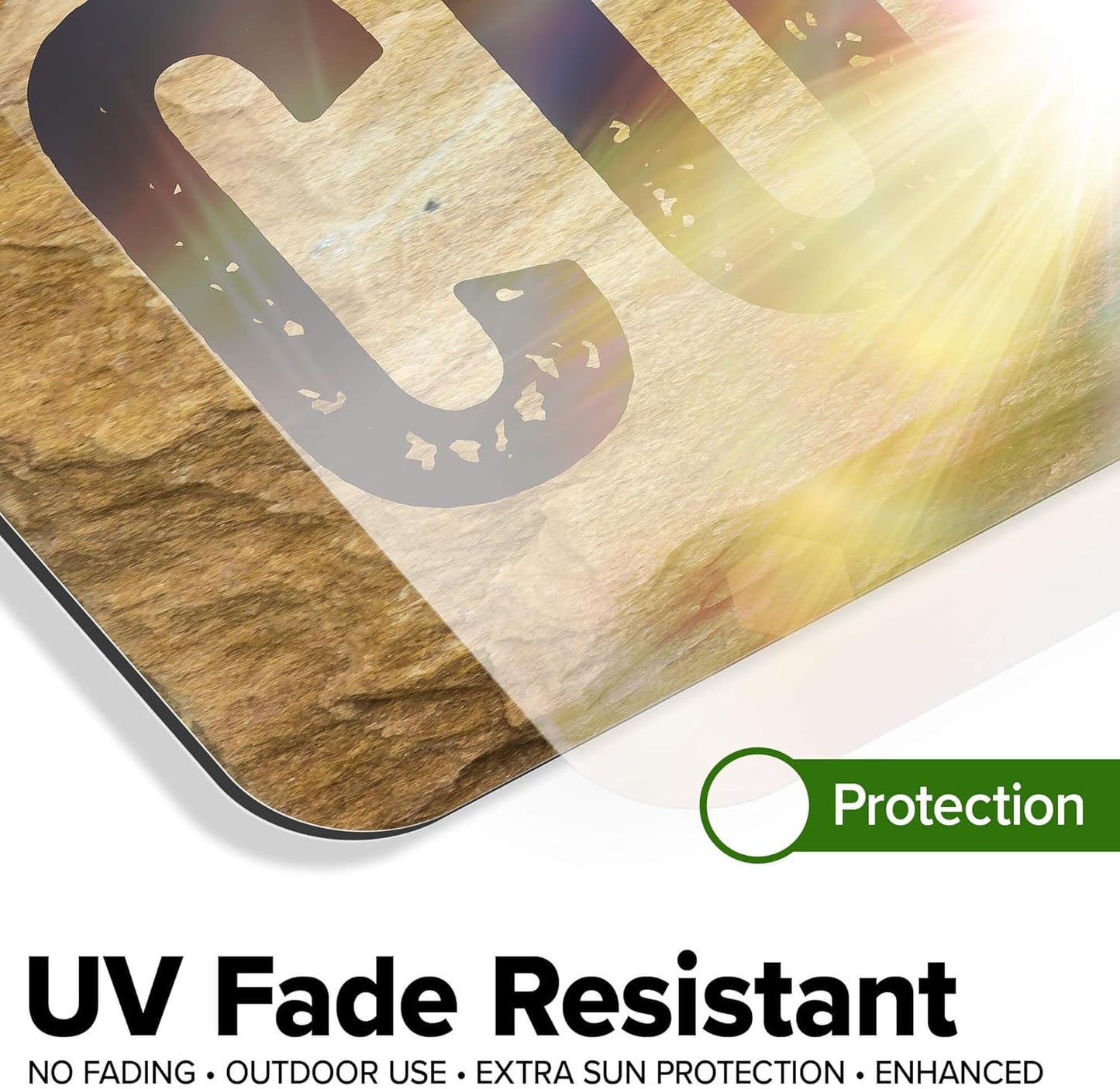 Custom Sign, Custom Street Sign, 11 Font Colors, 13 Font Styles, 4 Hole Options, 22 Sizes, 8x32 Inches, Rust Free DiBound, Fade Resistant, Made in USA by My Sign Center (Stone)