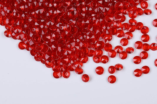 2000pcs Platic Acrylic Gems Fake Acrylic Diamonds Vase Filler Beads Faux Diamond Crystals Jewels for Makeup Brushes Holder Table Scatter Confetti Party Arts Crafts Birthday Wedding Decor