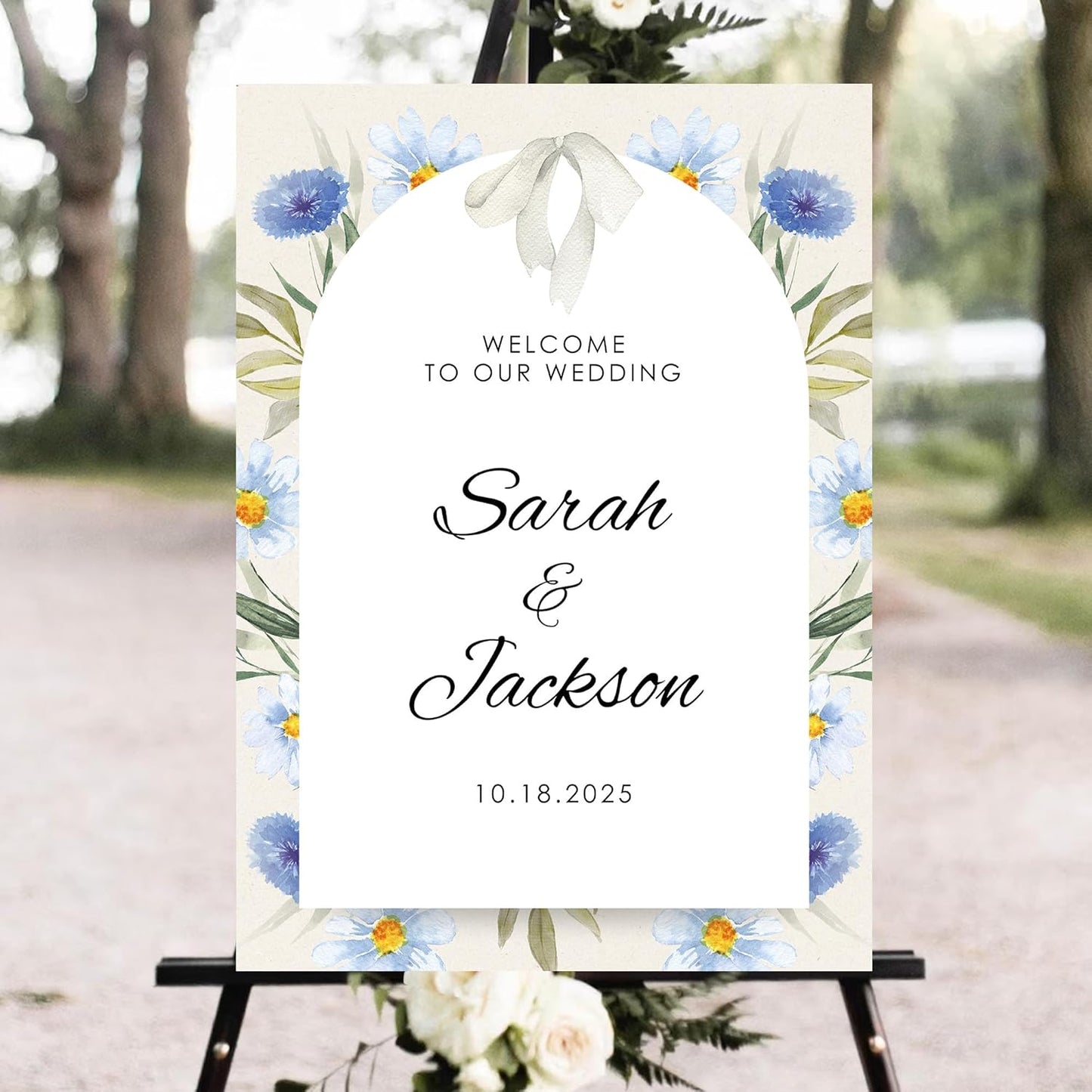 Personalized Wedding Welcome Sign, Welcome Wedding Sign, Welcome To Our Wedding Sign, Wedding Signs For Reception, Custom Wedding Welcome Sign Board, Wedding Signs, Welcome Wedding Outdoor Sign #9