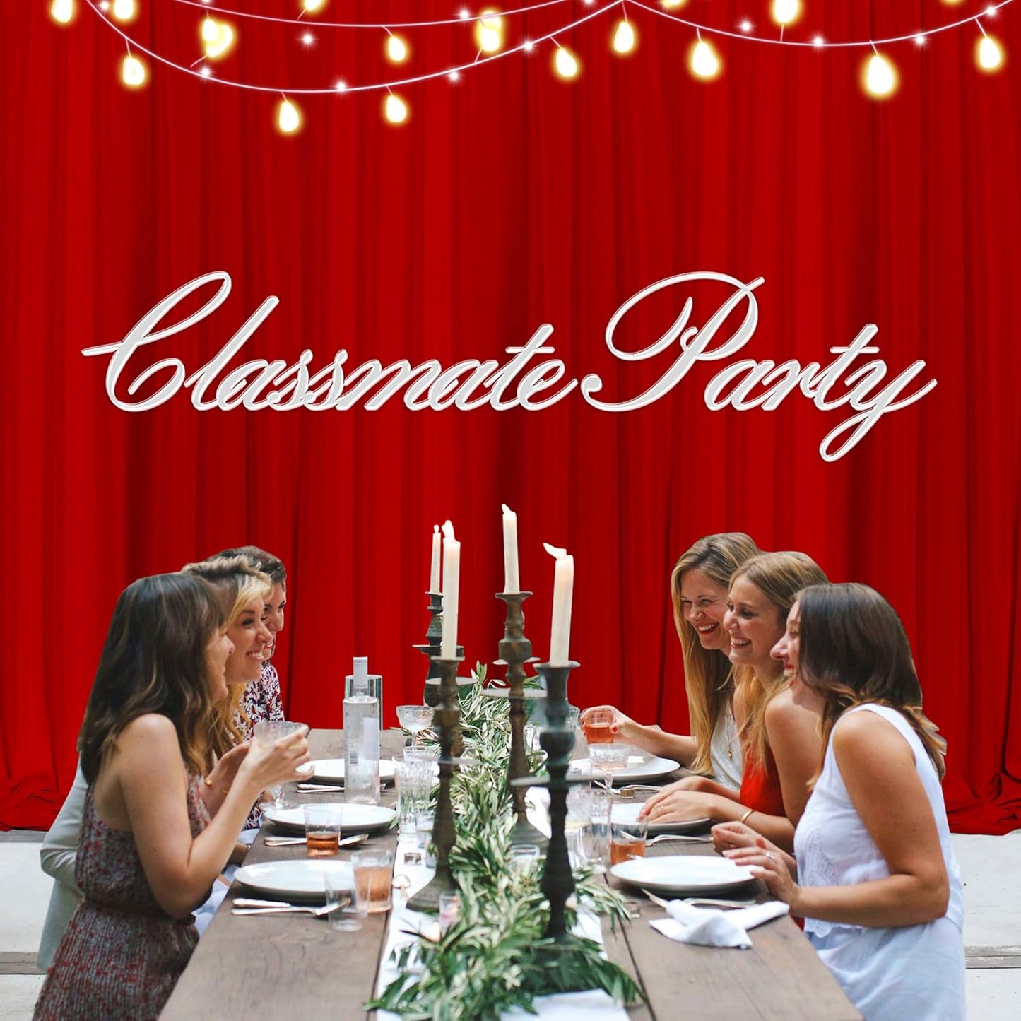 MEETSKY Red Backdrop Curtains for Party Valentine's Day Arch Stage Wedding Ceremony Red Curtains Fabric Photography Backdrop Drapes for BBirthday Party Baby Shower Christmas, 5ft x 7ft, 2 Panels