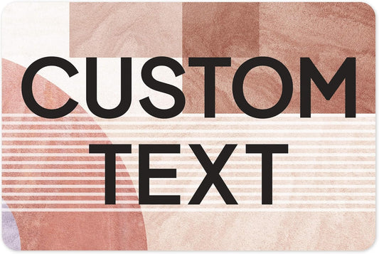 Custom Sign, Custom Street Sign, 11 Font Colors, 13 Font Styles, 4 Hole Options, 22 Sizes, 12x18 Inches, Rust Free DiBound, Fade Resistant, Made in USA by My Sign Center (Mid-Century Modern 1)