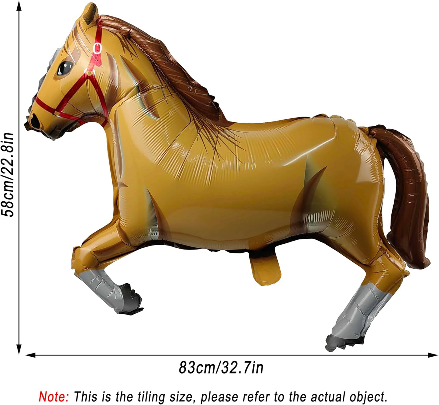 4PCS Giant Horse Balloon for Horse Themed Party Balloons gallant Horse Balloon Cowboy Birthday Party Decorations Supplies