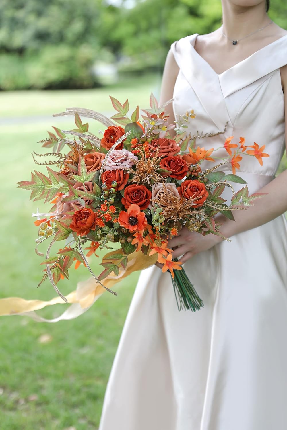 Serra Flora Artificial Greenery Stems Box Set,(Pack of 44pcs) with 7 Kinds of Faux Greenery Picks Filler for DIY Bridal Bouquets Wedding Floral Arrangement Table Centerpieces