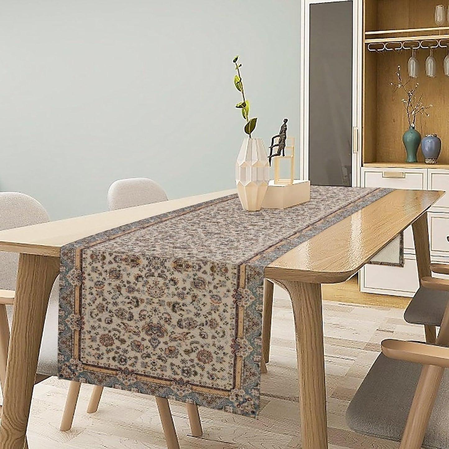 Farmhouse Vintage Flower Table Runner Morris Floral Farmhouse Rustic Coffee Kitchen Home Dining Party Table Decor 13x36in