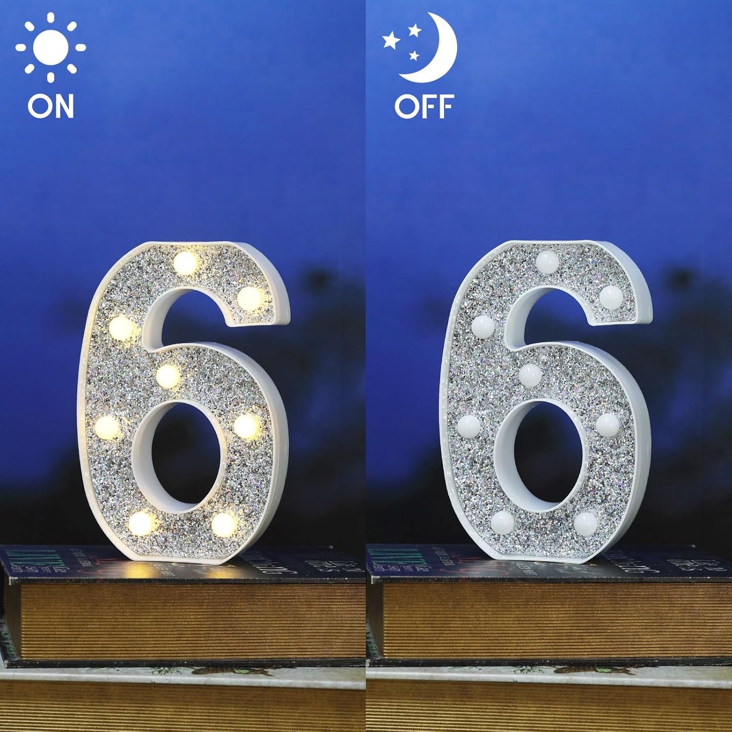 Light Up Letters - Glitter Marquee Signs for Prom, Events & Engagement Parties