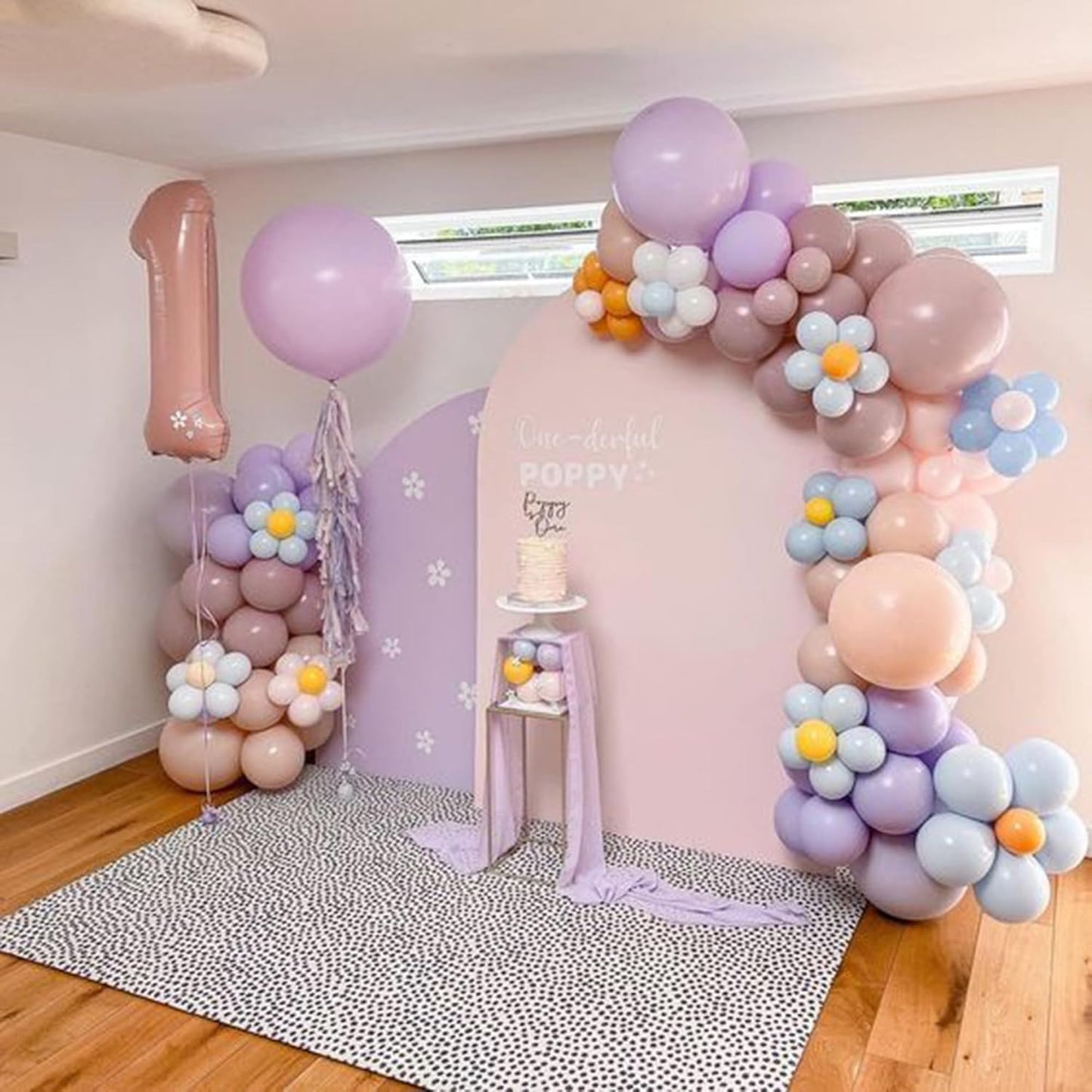 Light Pink 1 Number 40 Inch Large Balloon 1st Numbers Big Foil Helium Number Balloons 0-9 Jumbo Happy 11 21st Mylar Birthday Party Decorations for Baby Girl Anniversary Party Supplies