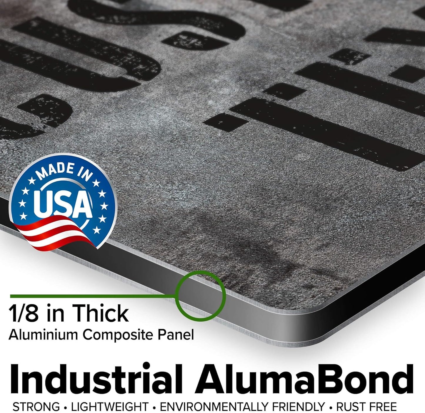 Custom Sign, Custom Street Sign, 11 Font Colors, 13 Font Styles, 4 Hole Options, 22 Sizes, 10x14 Inches, Rust Free DiBound, Fade Resistant, Made in USA by My Sign Center (Grunge Metal)