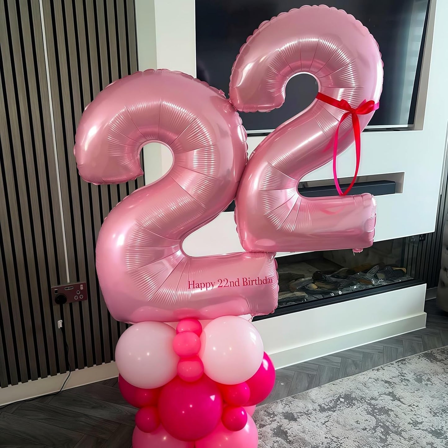 Light Pink 0 Balloon,Pastel Pink 0 Balloons Number,40 Inch Helium Foil Mylar Number 0 Balloon for Birthday Party