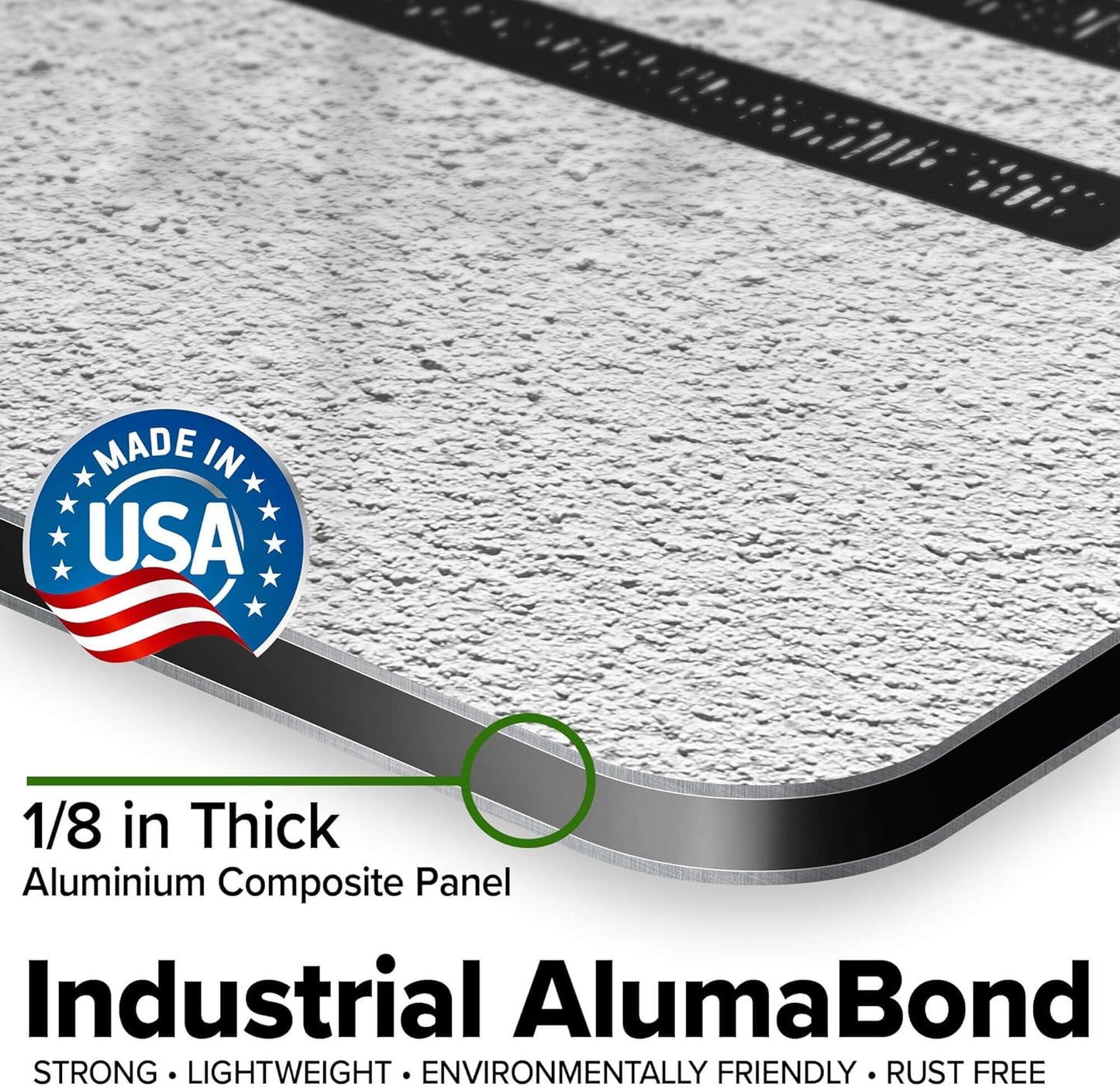 Custom Sign, Custom Street Sign, 11 Font Colors, 13 Font Styles, 4 Hole Options, 22 Sizes, 24x24 Inches, Rust Free DiBound, Fade Resistant, Made in USA by My Sign Center (Concrete)