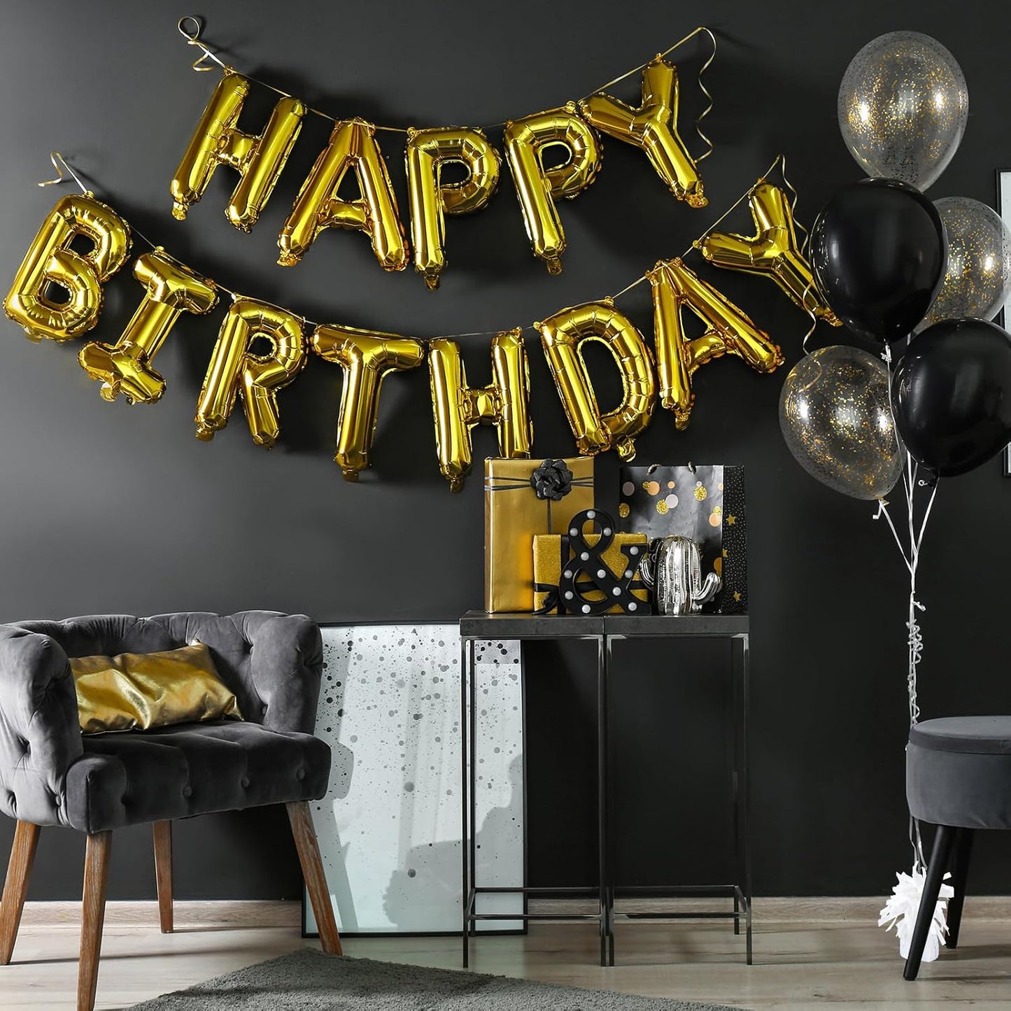 6 Pack White Balloon Weights Metallic Holder Anchors Balloon Holder Weights for for Birthday 2025 Graduation Party Christmas Wedding Celebration Decoration (White)