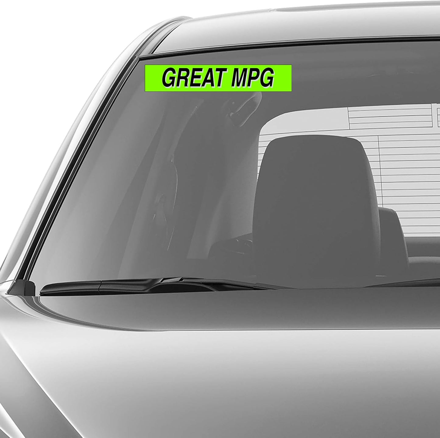 Ez-line Vinyl Windshield Stickers 3 Dozen 15 Inch Chartreuse Slogan Dealership Pro Pack for Car Lots (EZ115-Pack4)