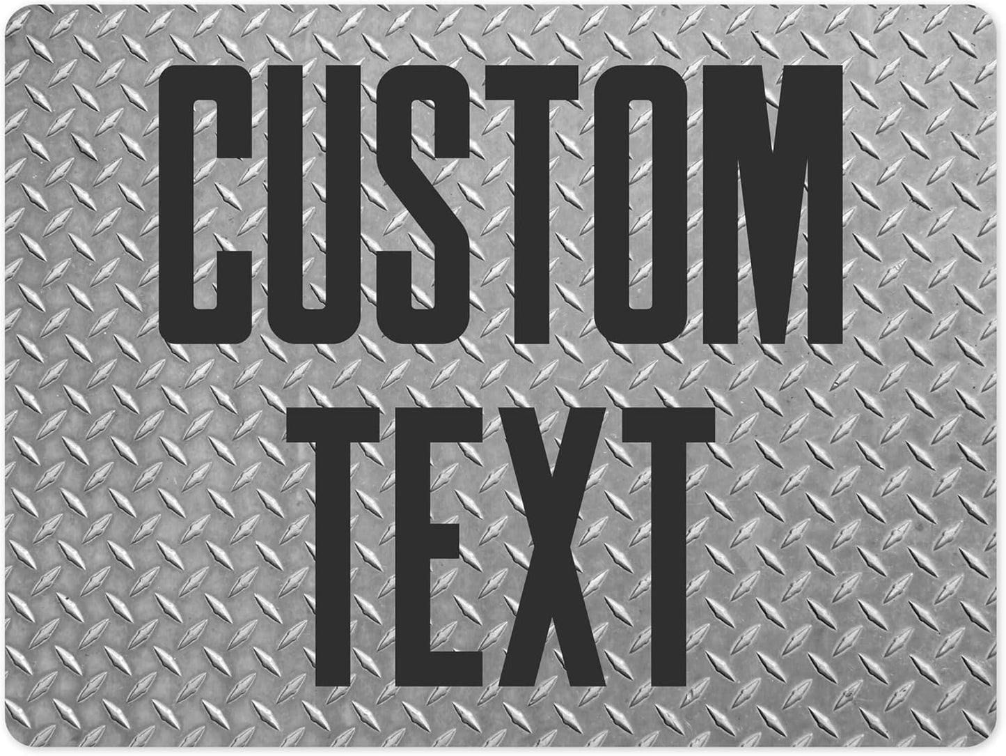 Custom Sign, Custom Street Sign, 11 Font Colors, 13 Font Styles, 4 Hole Options, 22 Sizes, 18x24 Inches, Rust Free DiBound, Fade Resistant, Made in USA by My Sign Center (Diamond Metal)