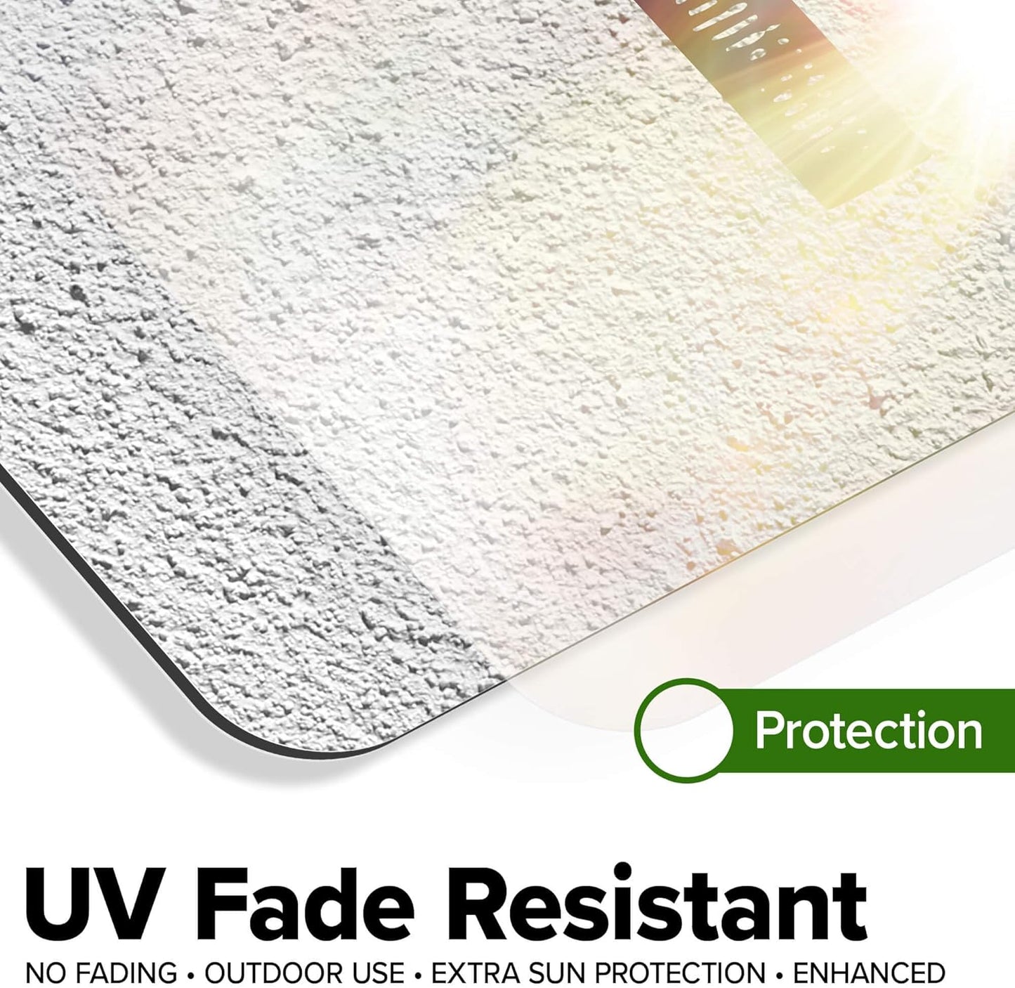 Custom Sign, Custom Street Sign, 11 Font Colors, 13 Font Styles, 4 Hole Options, 22 Sizes, 36x36 Inches, Rust Free DiBound, Fade Resistant, Made in USA by My Sign Center (Concrete)