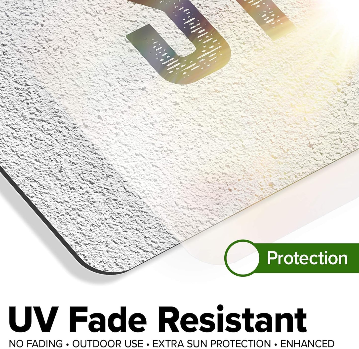 Custom Sign, Custom Street Sign, 11 Font Colors, 13 Font Styles, 4 Hole Options, 22 Sizes, 18x18 Inches, Rust Free DiBound, Fade Resistant, Made in USA by My Sign Center (Concrete)