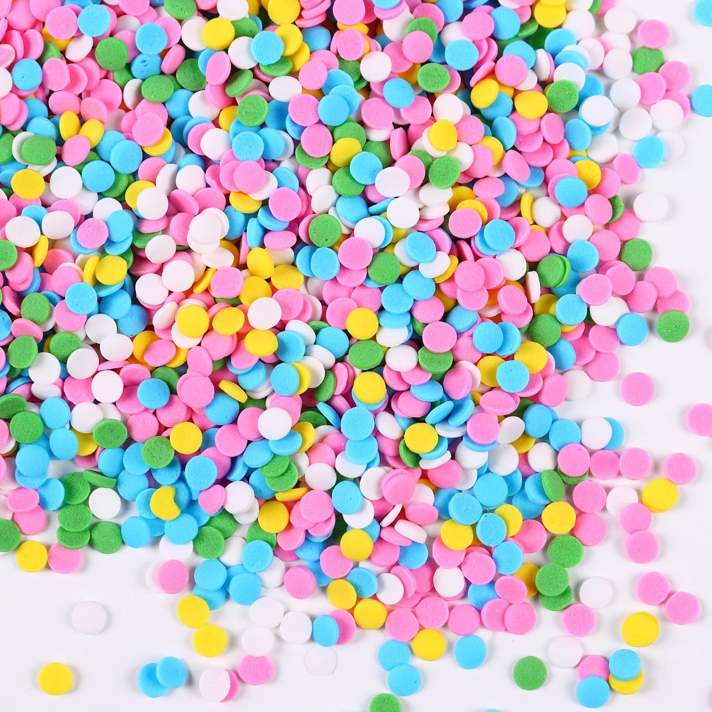 Edible Pastel Sprinkles for Cake Decorating, Confetti Sprinkles, Round Sprinkles for Cupcakes, Cookies, Chocolate, Candy, and Ice Cream Topping(120g/4.23oz)