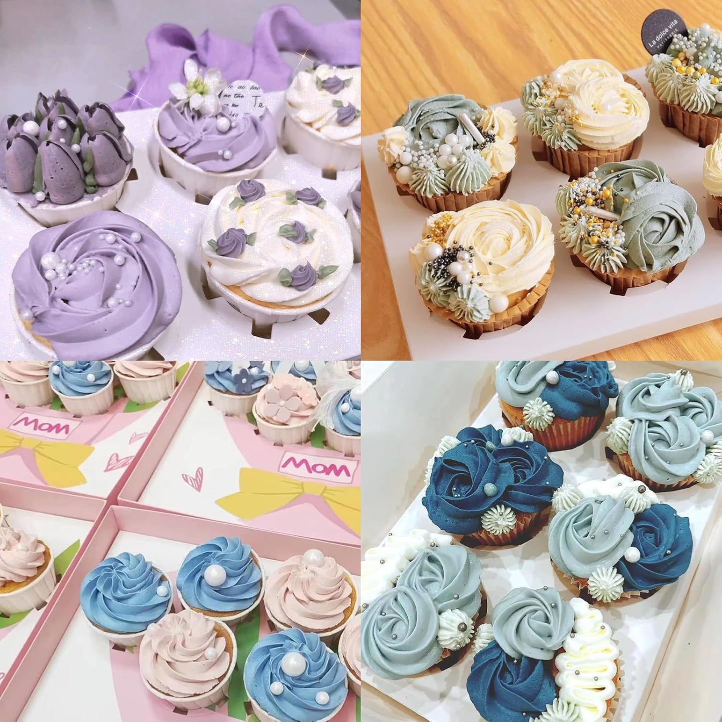 Edible Pearl Sugar Sprinkles White Candy Pearls Baking Decorations 7mm 130g/4.58 Oz White Sprinkles Sugar Pearl for Cake Decorating Edible Ball Sprinkle Ice Cream Toppings Wedding Chirstmas Supplies