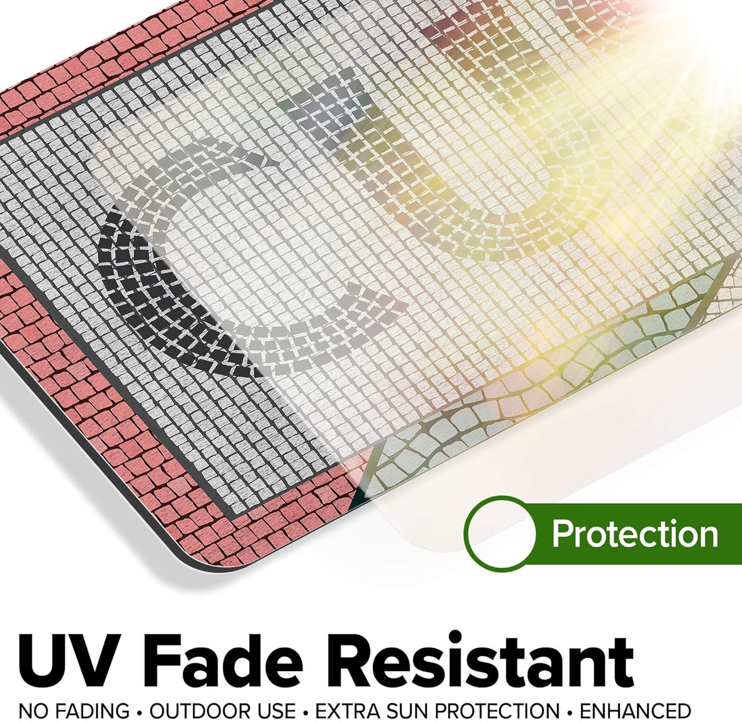 Custom Sign, Custom Street Sign, 11 Font Colors, 13 Font Styles, 4 Hole Options, 22 Sizes, 6x30 Inches, Rust Free DiBound, Fade Resistant, Made in USA by My Sign Center (Fauxsaic 2)