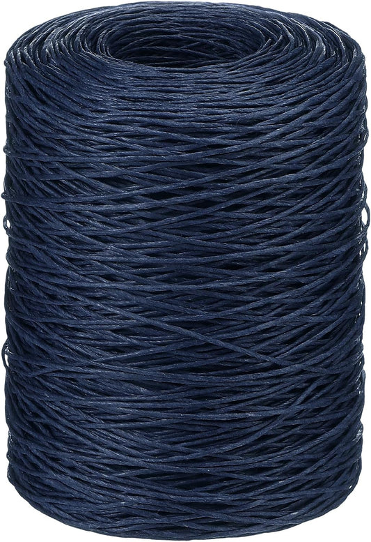 Syhood Floral Vine Bind Wire Rustic Wrapping Wire for Flower Bouquets (Dark Blue)