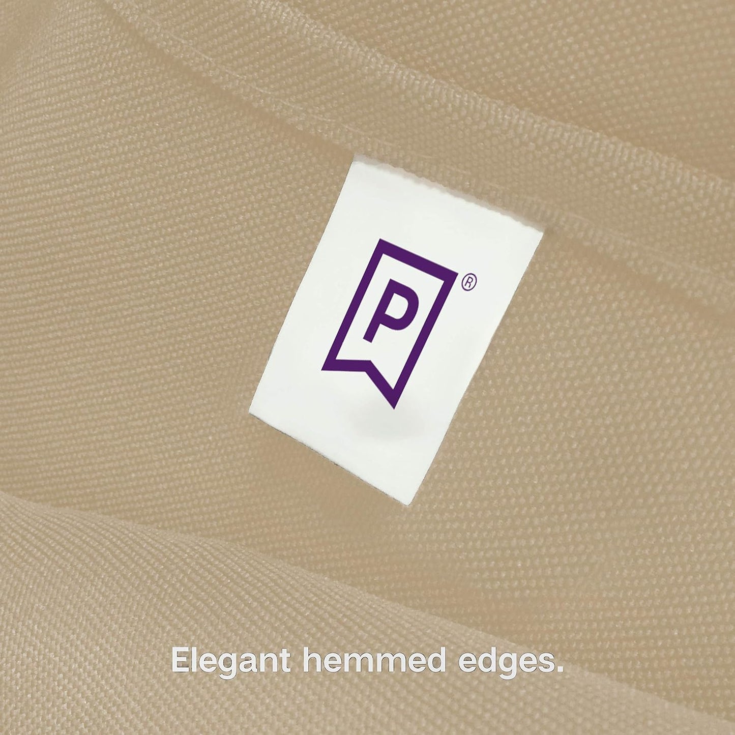 Gee Di Moda Square Tablecloth - 70 x 70 Inch Beige Table Cloth for Medium Square or Round Tables - Heavy Duty Washable Fabric - for Buffet Table, Holiday Party, Dinner, Wedding & Baby Shower