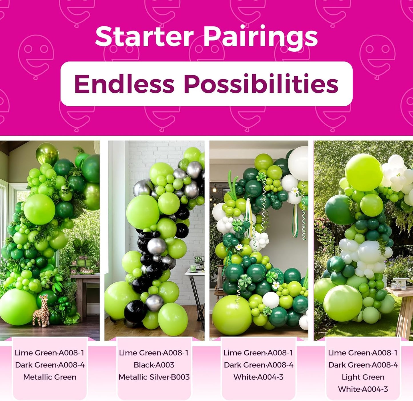 Bezente Lime Green Balloons 18 Inch- 30 Pack Large Thick Green Balloons Big Round Light Green Latex Balloons for Birthday Bridal Shower Dinosaur Jungle Party Decoration