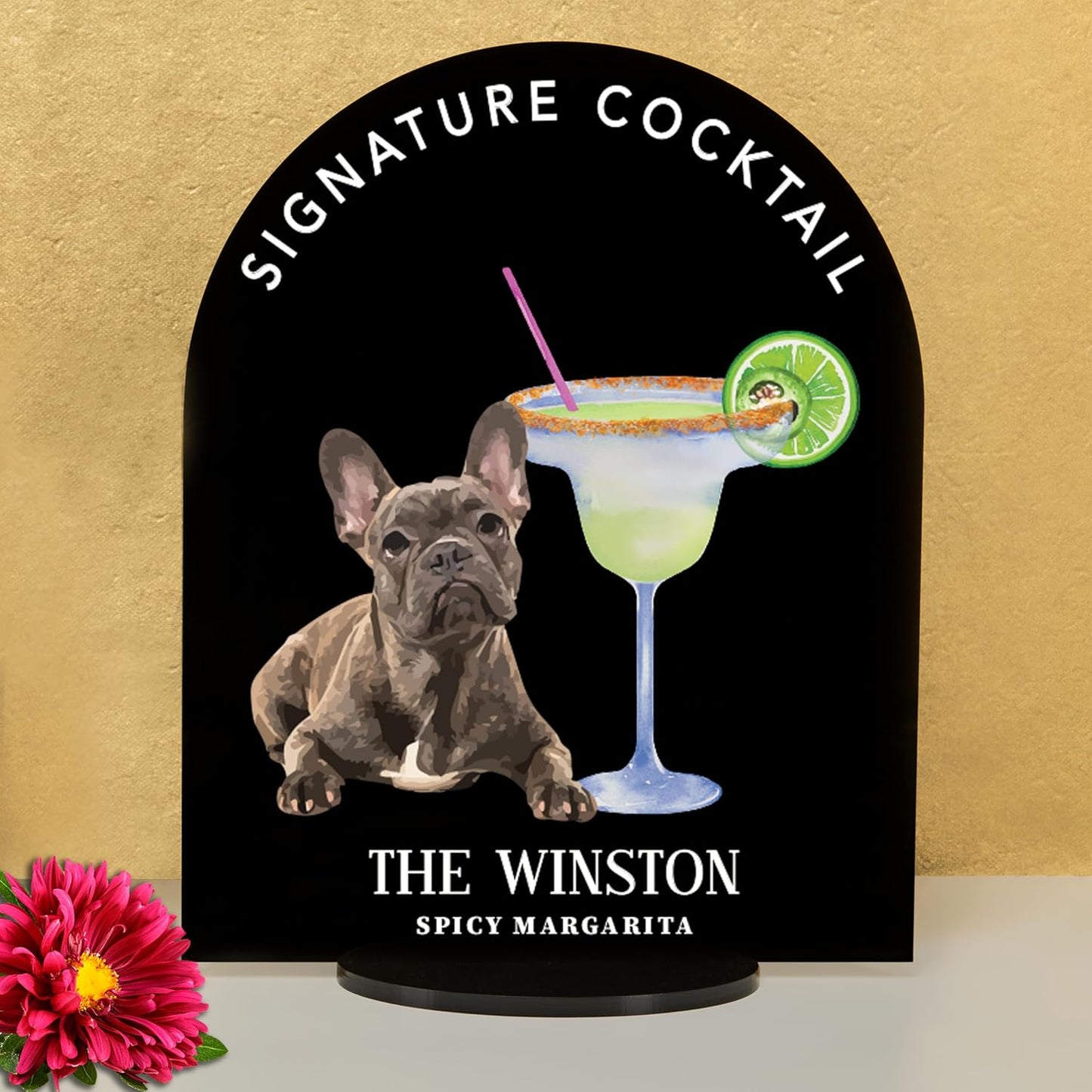 Pet Signature Drink Wedding Signs