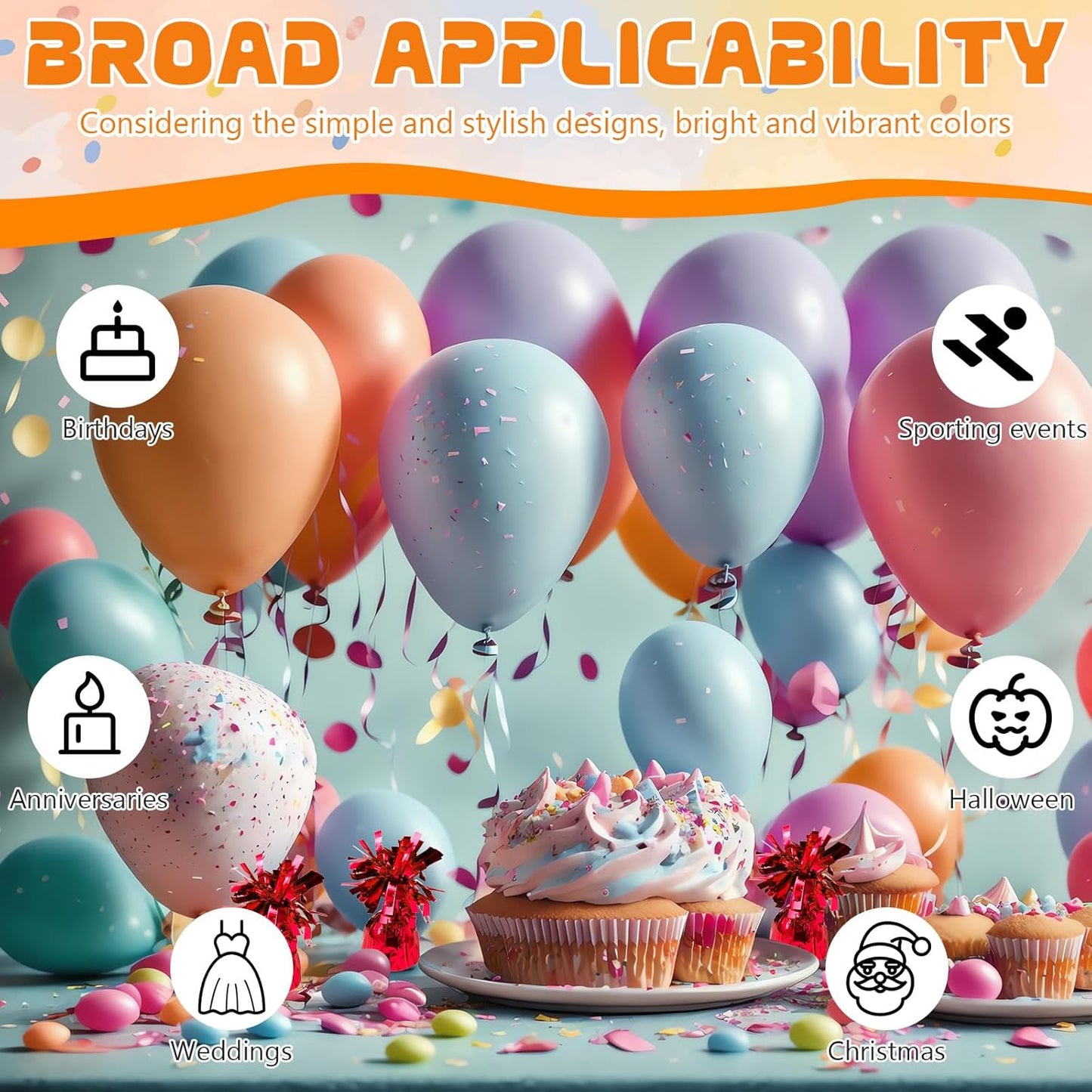 8 Pcs Red Metallic Balloon Weights Holder Anchors Balloon Holder Weights for Helium Balloons Birthday Graduation Party Christmas Wedding Celebration Decoration (Red)