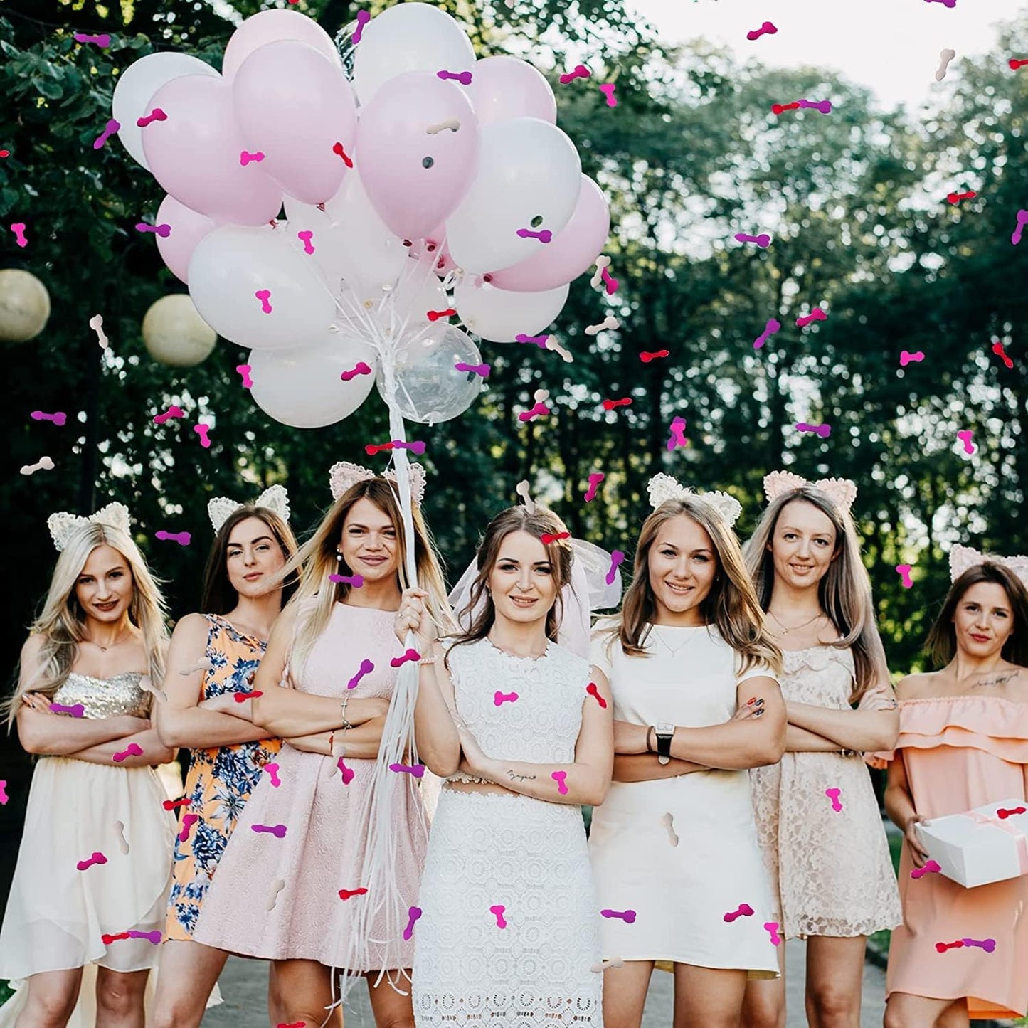 3000 Pcs Glitter Cute Sprinkle Party Confetti Table Decoration for Valentine's Day, Confetti Cannon, Wedding & Engagement Celebration