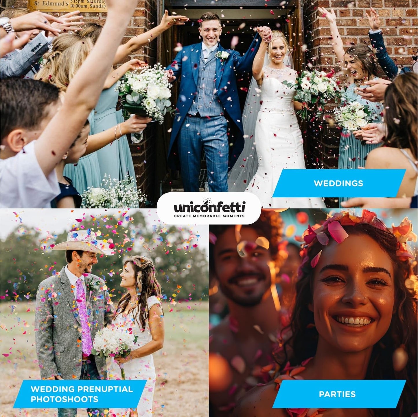 Dried Flower Red Plum Biodegradable Confetti - Real Flower Petals for Weddings, Flower Girl Toss, Wedding Send Off Ideas, Party Table Decoration | Boxed - 8oz (0.5lbs)