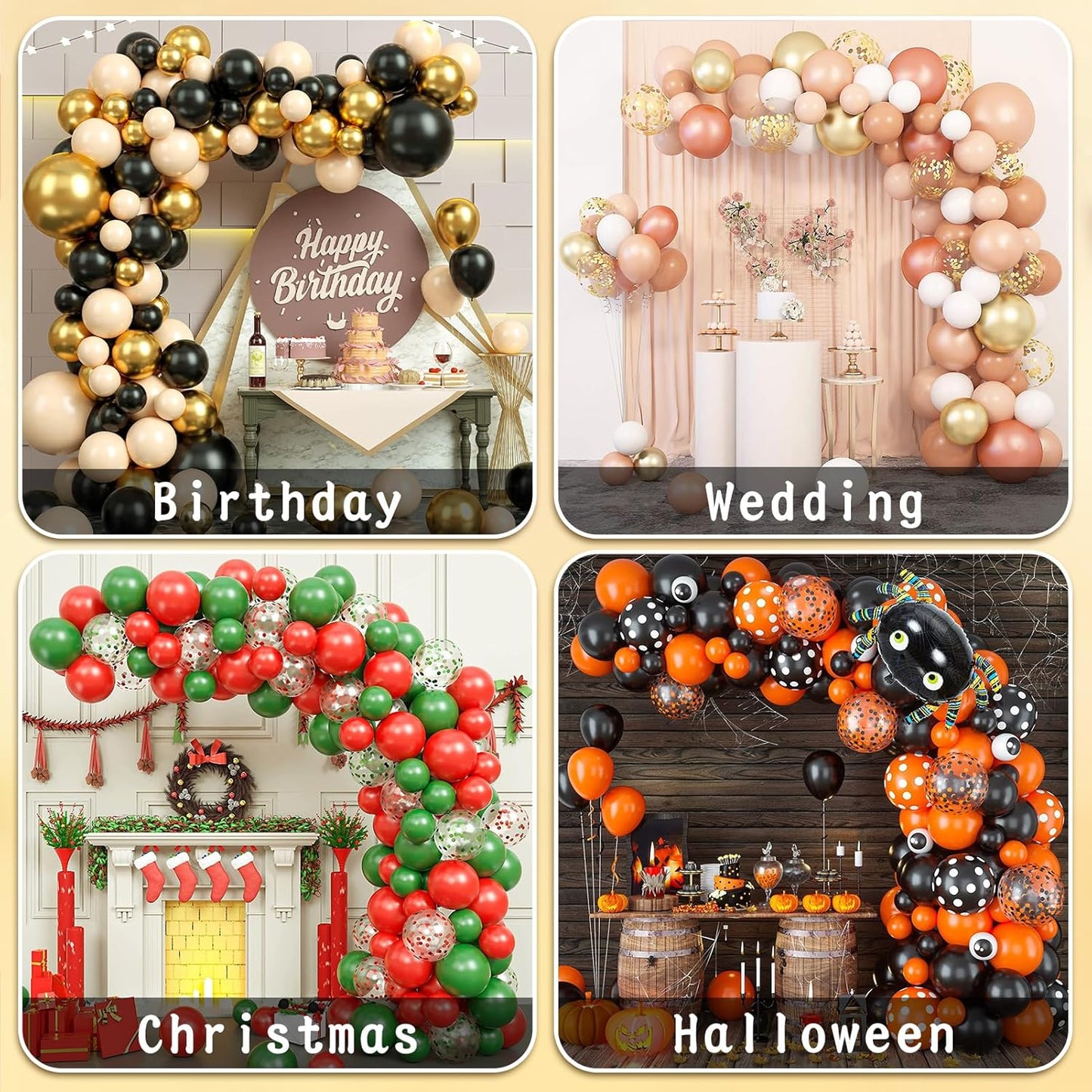 Balloon Arch Kit - Bendable 8.2FT & 6FT Balloon Arch Stand with Base and Manual Pump, Versatile Half Arch Balloon Stand for Birthday, Wedding, Baby Shower, Holiday, and Graduation Party Decorations