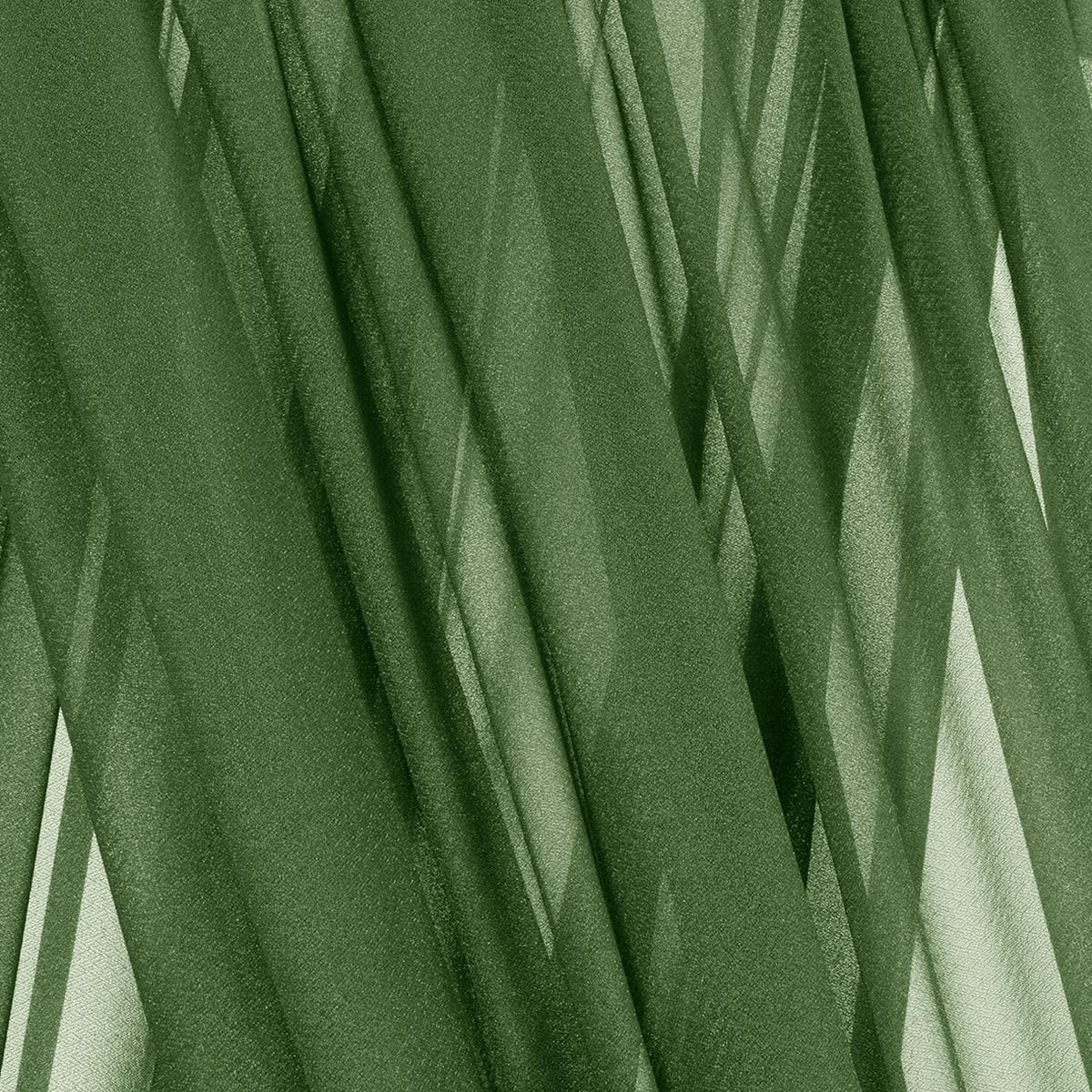 Olive Green Fall Elegant Arch Draping Fabric Outdoor 1 Panel 29" × 20Ft Sheer Chiffon Curtain Drapes for Wedding Ceremony Birthday Party Garden Brunch