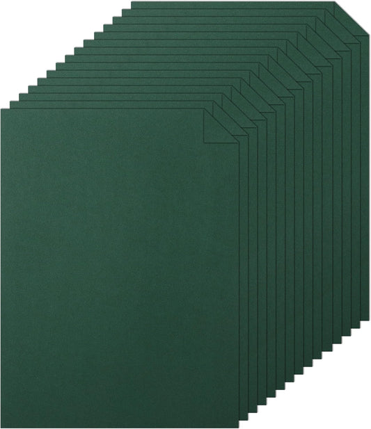 28 Sheets Dark Green Cardstock 8.5 x 11 Craft Paper, 92lb Heavyweight Christmas Green Card Stock for DIY Cards Making, Invitations, Thank You Cards, Birthday, Menus