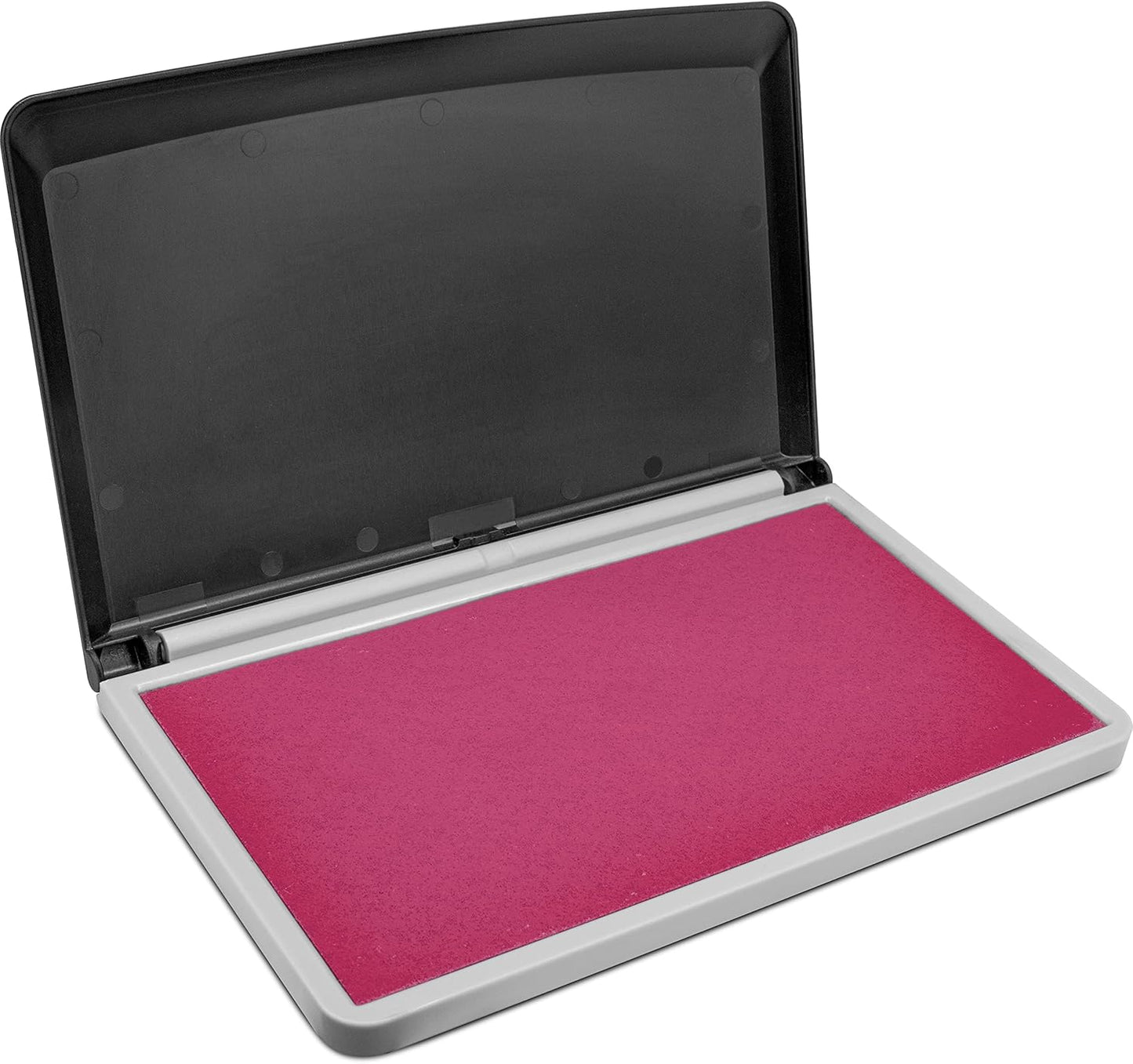 MaxMark Large Premium Pink Ink Stamp Pad - 3.5" x 6.25" - Quality Felt Pad