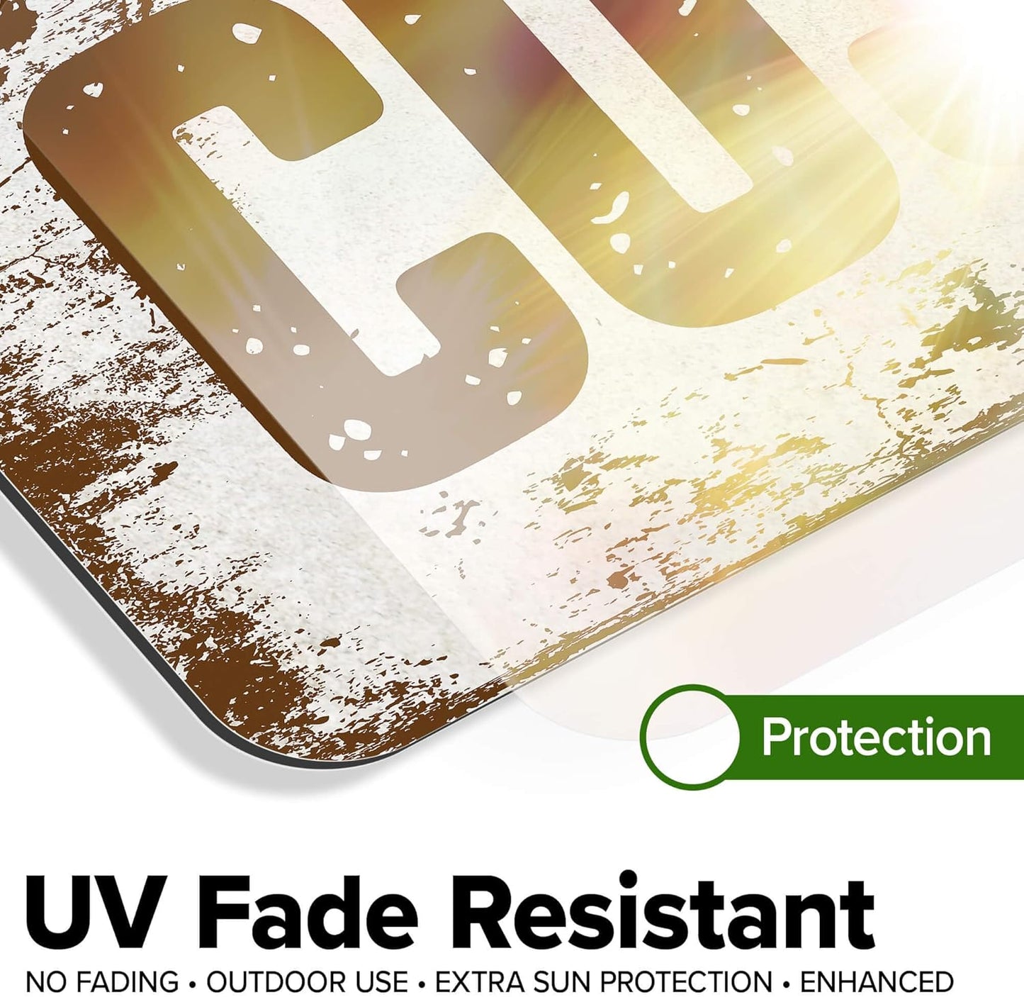 Custom Sign, Custom Street Sign, 11 Font Colors, 13 Font Styles, 4 Hole Options, 22 Sizes, 8x32 Inches, Rust Free DiBound, Fade Resistant, Made in USA by My Sign Center (Rustic)