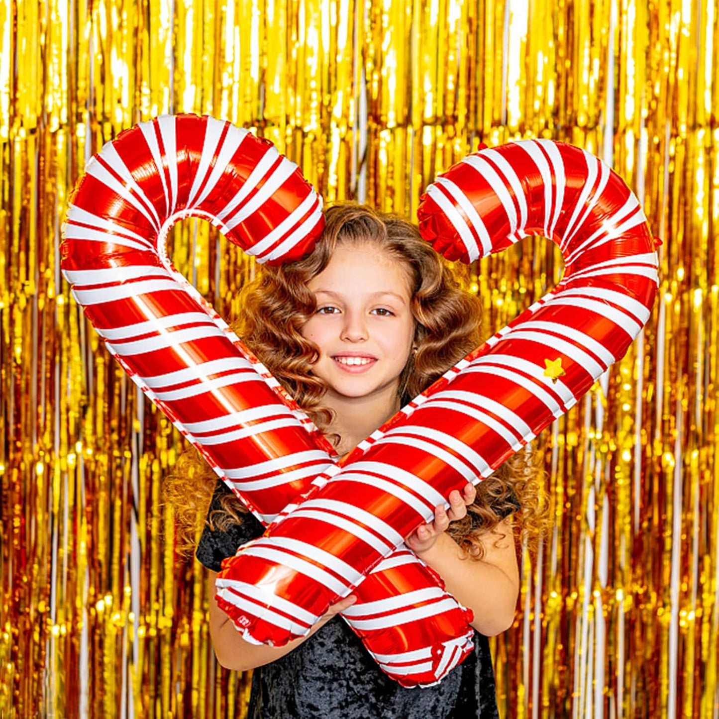 20 Pack Gold Fringe Curtain Backdrop Tinsel Streamers Birthday Party Decorations Christmas Photo Booth Backdrop Halloween New Year Graduation Baby Shower Theme Party Decorations