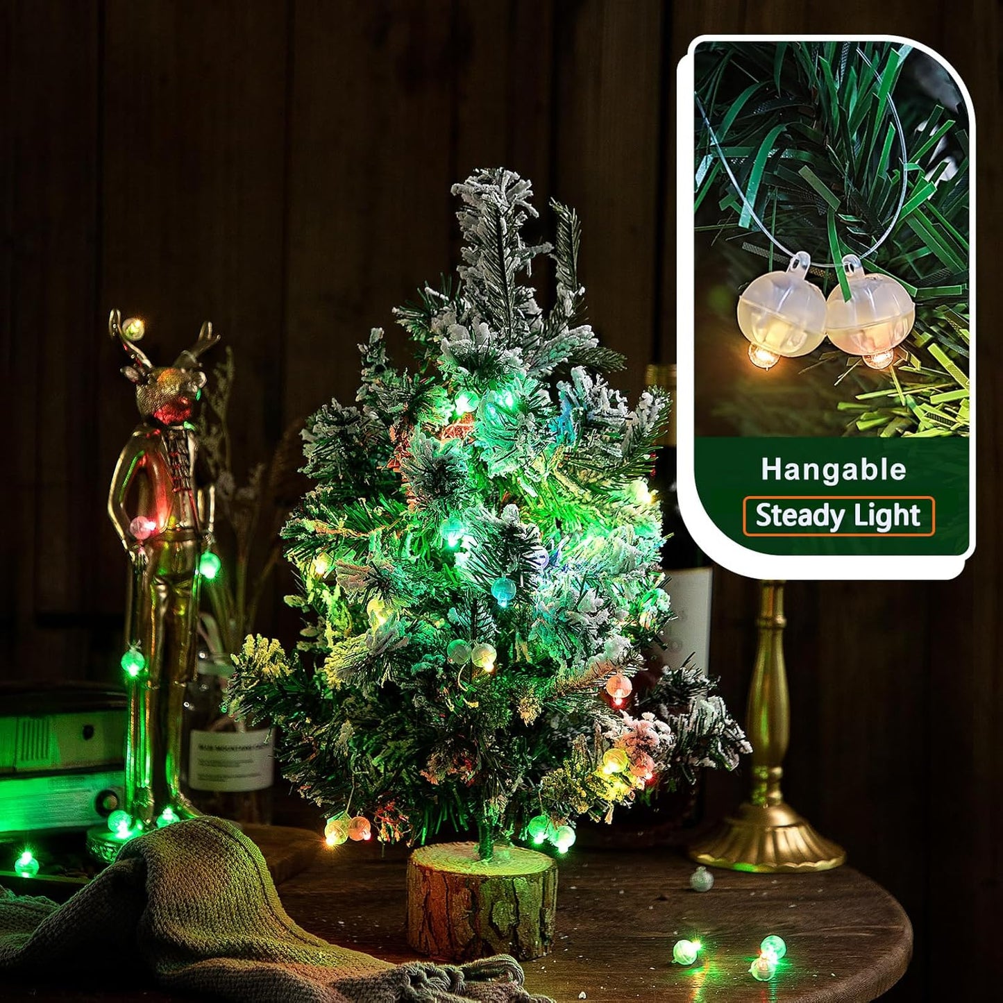 200PCs Balloon Lights, Long Standby Time Mini Ball Light, Mini Led Lights for Paper Lantern, Easter Eggs and Party Wedding Birthday Festival Christmas Decoration (Glow steadily Blue)