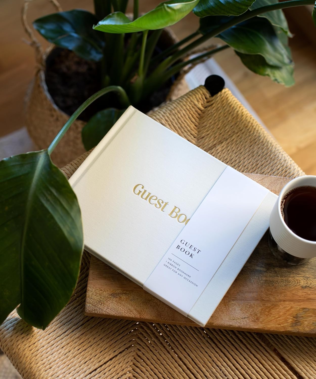 Lamare Wedding Guest Book – Elegant Guest Book for Party, Baby Shower Guest Book & Polaroid Guest Book for Wedding