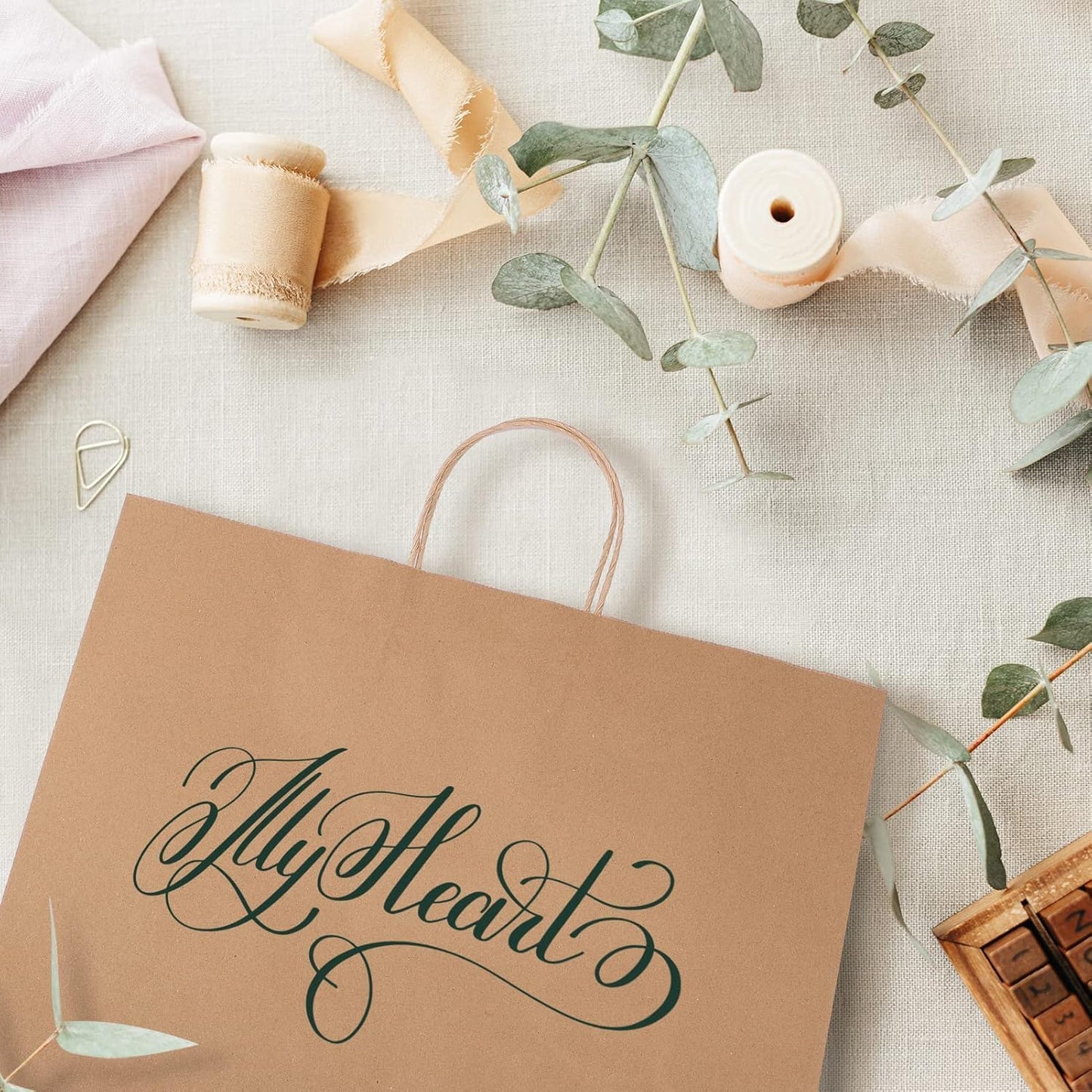 GSSUSA 16x6x12 Inches Large Paper Bags with Handles, 6000 Pack Brown Paper Gift Bag, Recyclable Kraft Paper Shopping Bags for Small Business, Party Favor, Craft Bag for Boutique