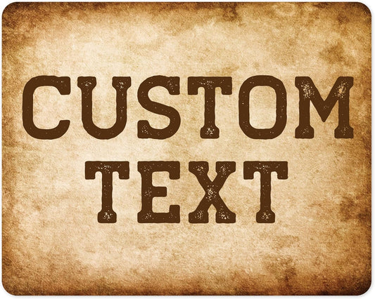 Custom Sign, Custom Street Sign, 11 Font Colors, 13 Font Styles, 4 Hole Options, 22 Sizes, 24x30 Inches, Rust Free DiBound, Fade Resistant, Made in USA by My Sign Center (Vintage)