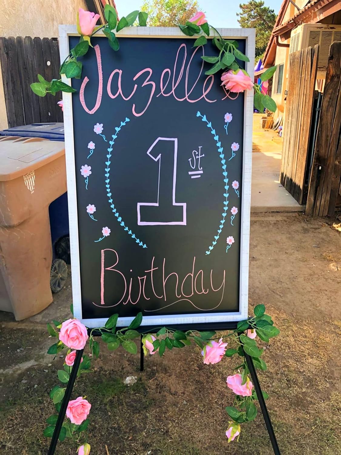 UKELER 2 Pack Artificial Floral Garland Total 14FT Rose Flower Vines Hanging Flower Plants for Home Garden Party Outdoor Ceremony Wedding Arch Floral Decor, Light Purple