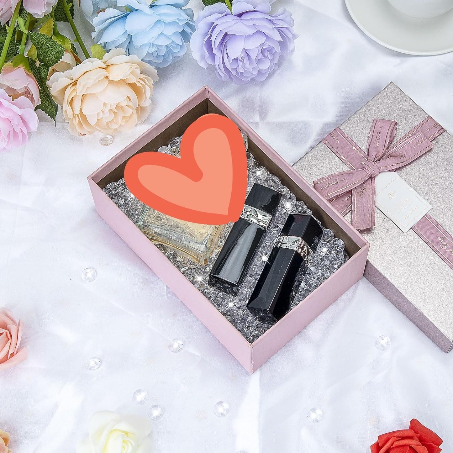 2000 pcs/Pack Wedding Table Scatter Confetti Crystals Acrylic Diamonds 8 mm Rhinestones for Wedding, Bridal Shower, Vase Beads Decorations (8mm, Burgundy)