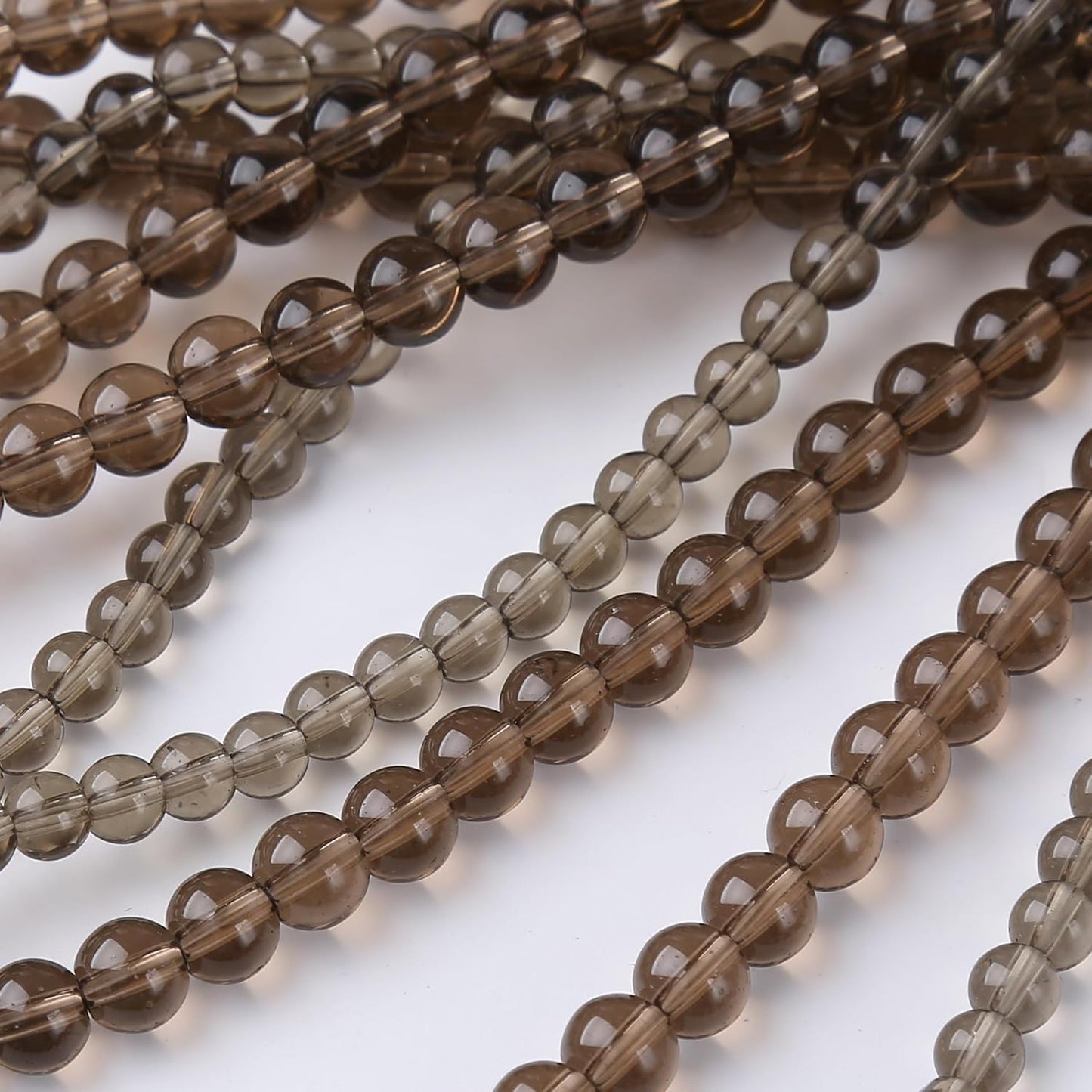 Tawny Glass Stone Beads Gemstone Round Crystal Energy Jade Beads Stone Beads for Jewelry Making DIY Bracelet Necklace Jewelry Making 1 Strand 15.5inch 32PCS 12MM