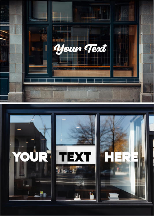 Custom Vinyl Sign Lettering - Personalized Text Decal Sticker - Letter Numbers