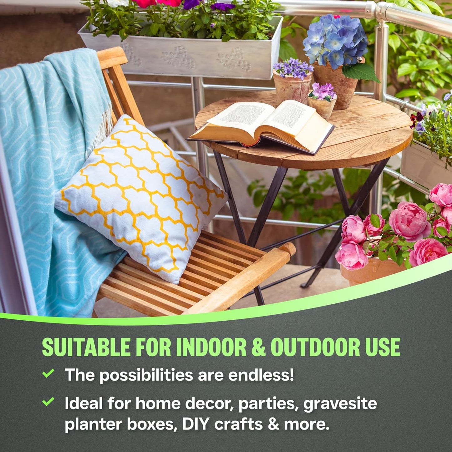 XCEL Floral Foam Blocks - Reusable, Weather Resistant Foam - Perfect for Fresh & Artificial Flower Arrangements, Crafts, Planter Boxes, Home Decor & More - 10-Pk, Gray (3” x 3”, Round)