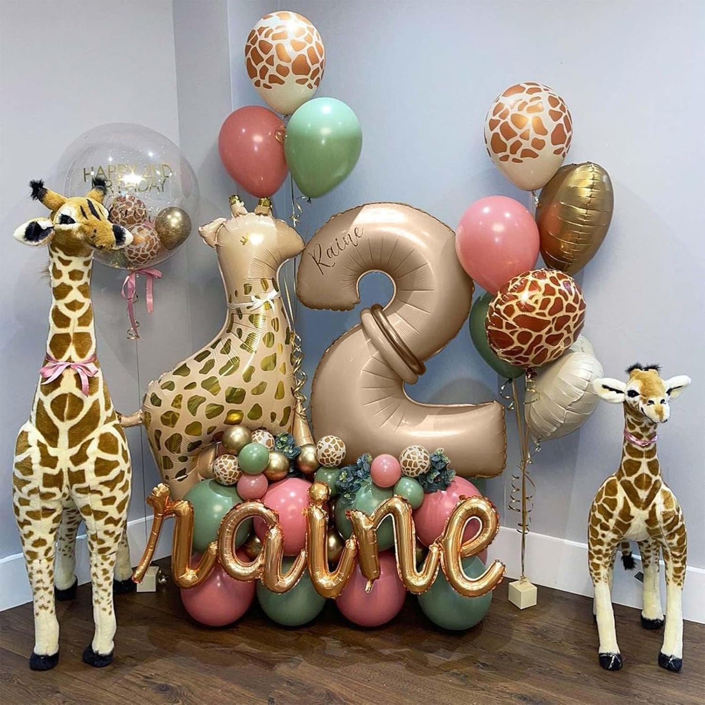 40 Inch Balloon Number 8 Nude, Large Apricot Foil Number Balloons Set 0-9, Neutral Digital 8 Helium Balloons for Girls Boys Men Women 8th 18th 80th Birthday Anniversary Graduation Party Decoration