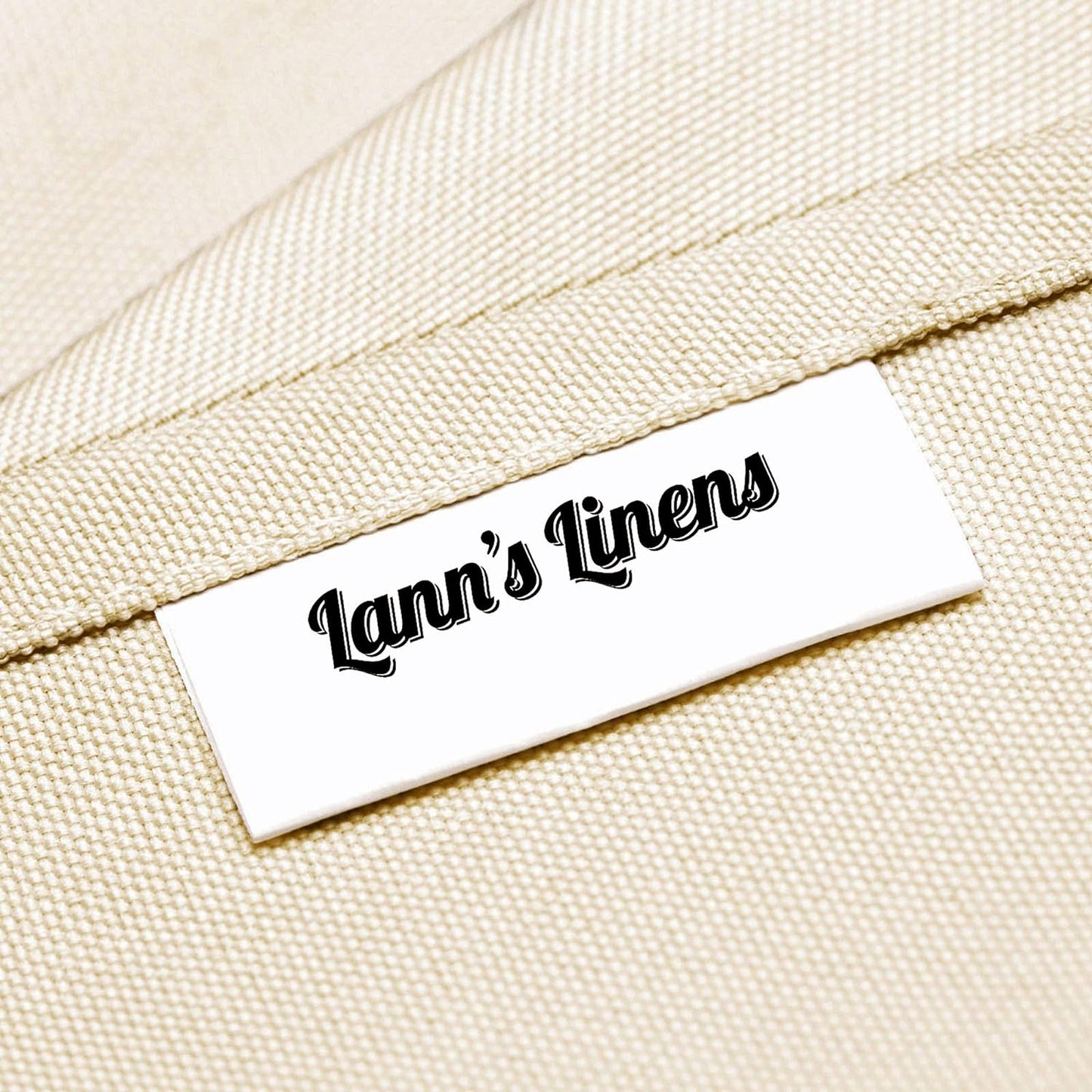 Lann's Linens - 10 Premium 54" Square Tablecloths for Wedding/Banquet/Restaurant - Polyester Fabric Table Cloths - Ivory