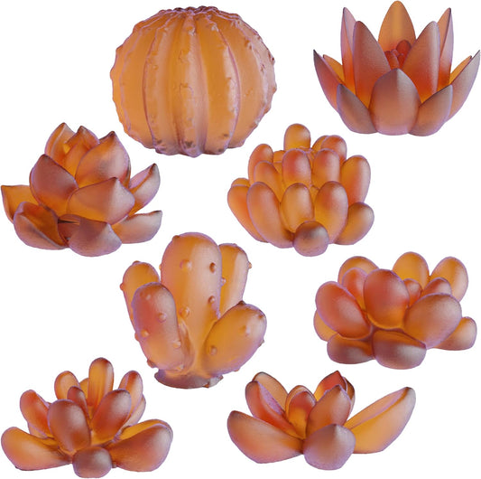 8-in-1 Resin Casting Molds - Succulent & Floral Designs, Jewelry & Candle Making, Silicone & Soap Molds