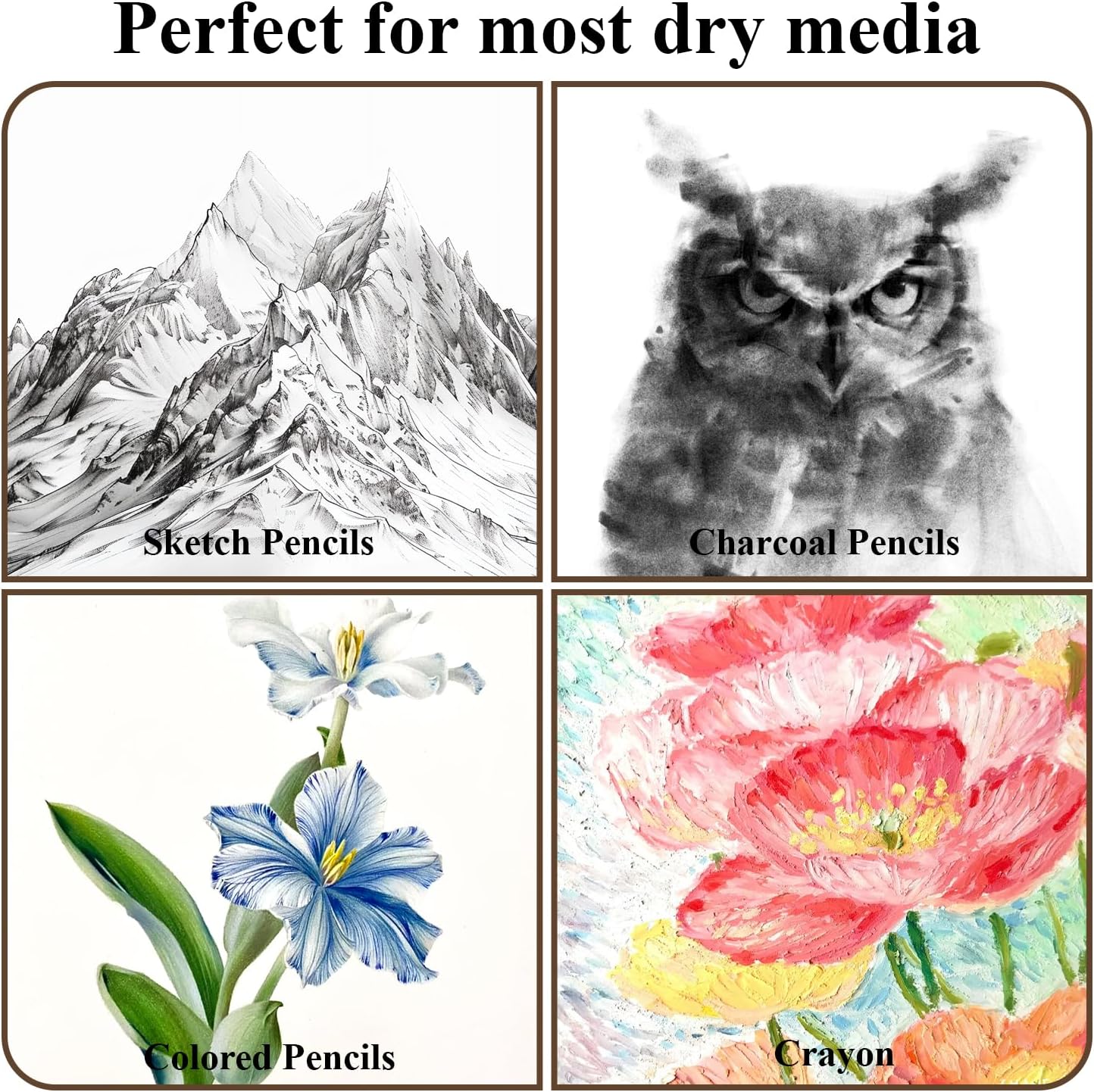 Sketch Book 11 x 14”, 100 Sheets Top Spiral Sketchbook, 68lb /100gsm Drawing Paper Pad, Sketch Pads for Drawing for Adults, Large Sketchbook.