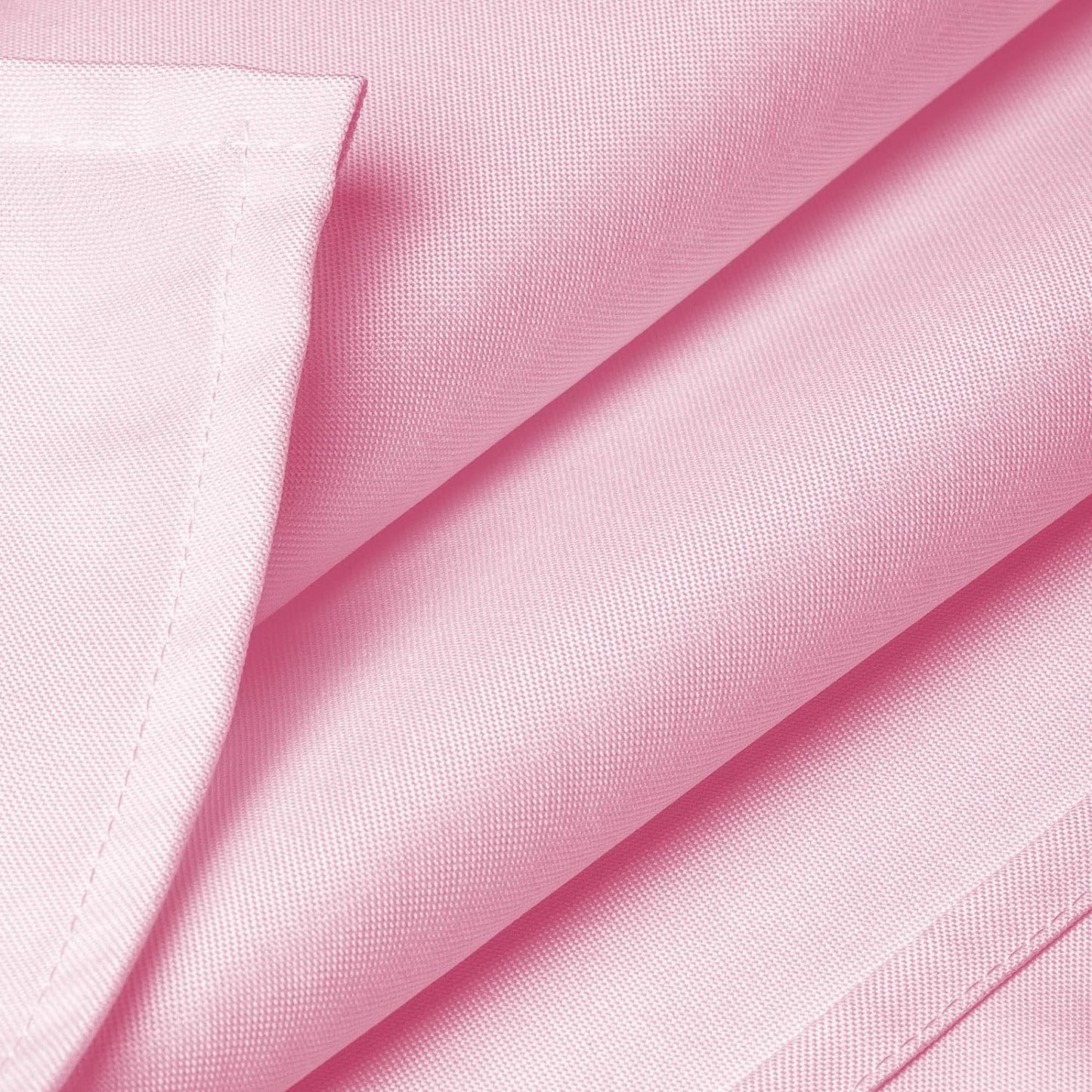 Lann's Linens - 70" Square Premium Tablecloth for Wedding/Banquet/Restaurant - Polyester Fabric Table Cloth - Pink